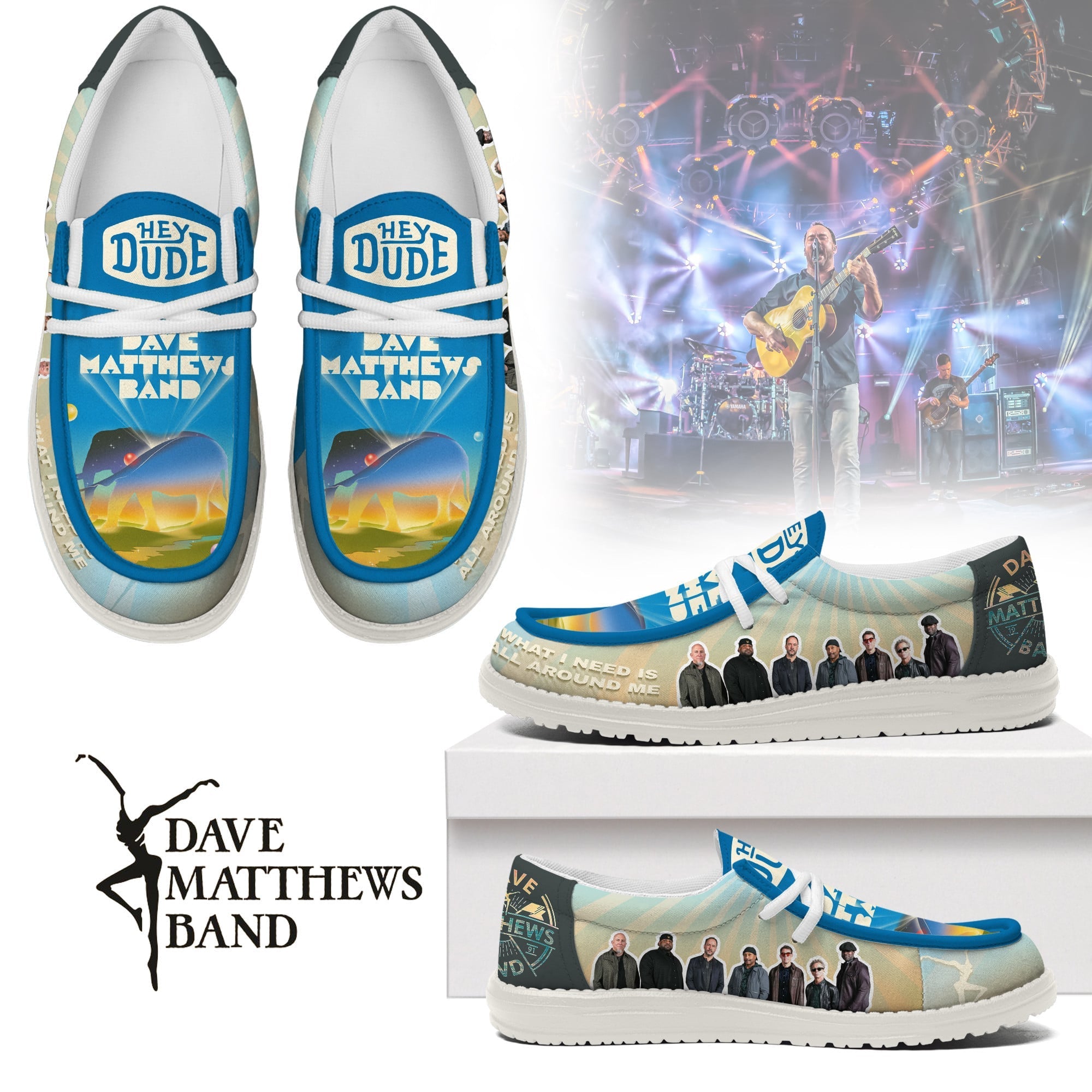 Dave Matthews Band Lace Up Loafers 2026