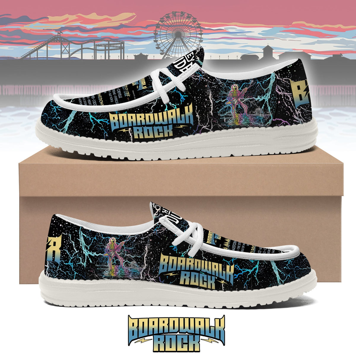 Boardwalk Rock Lace Up Loafers 2026