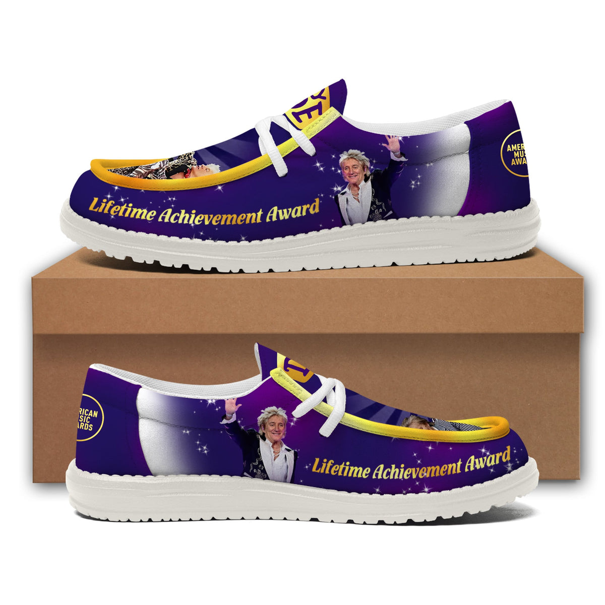 Rod Stewart Lace Up Loafers 2026