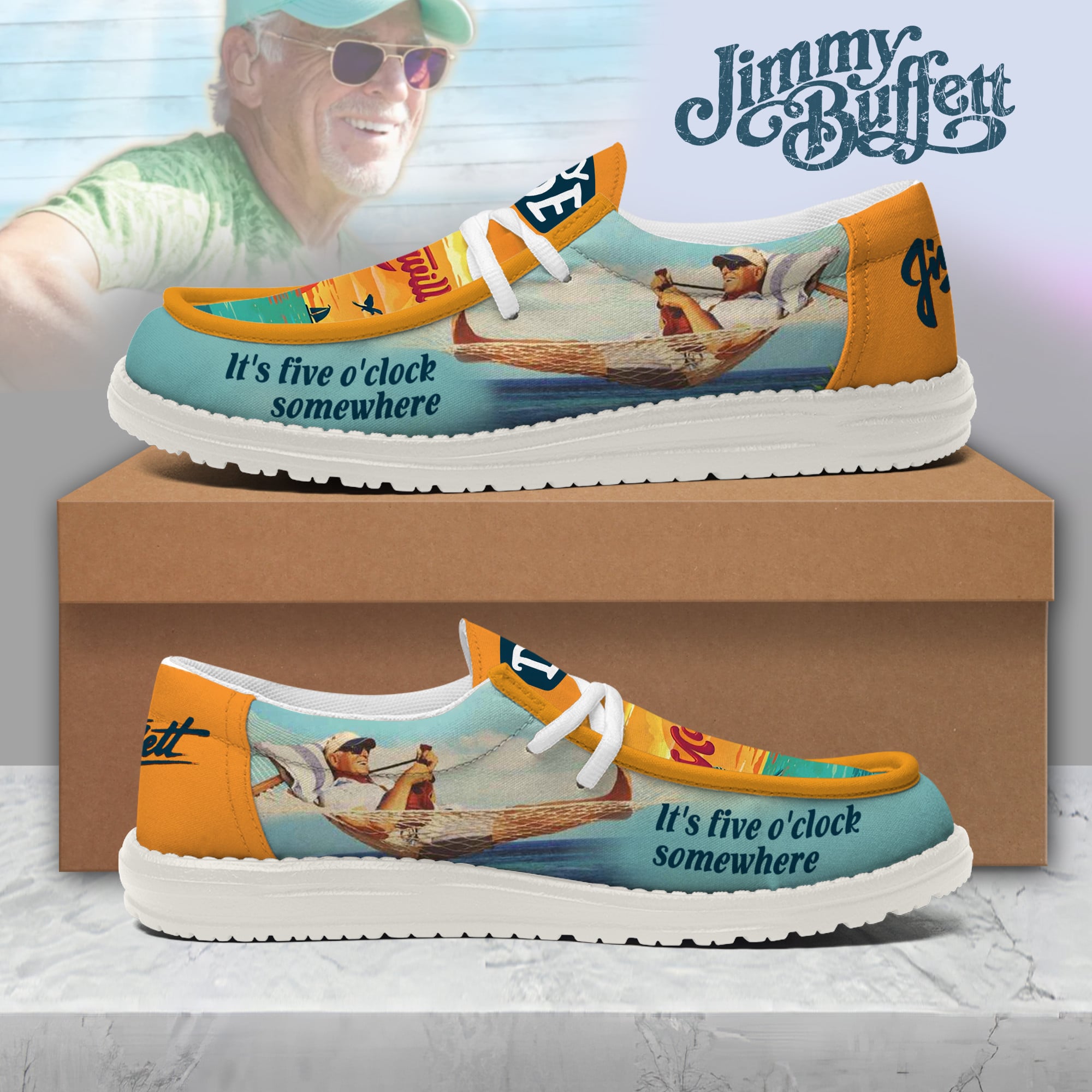 Jimmy Buffett Lace Up Loafers 2026