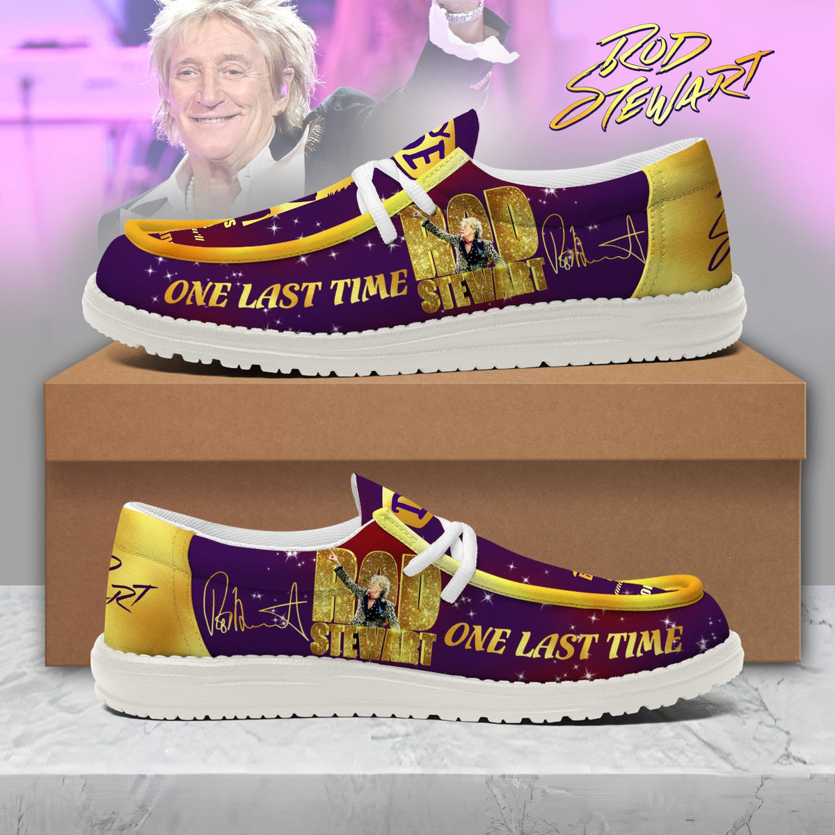 Rod Stewart Lace Up Loafers 2026