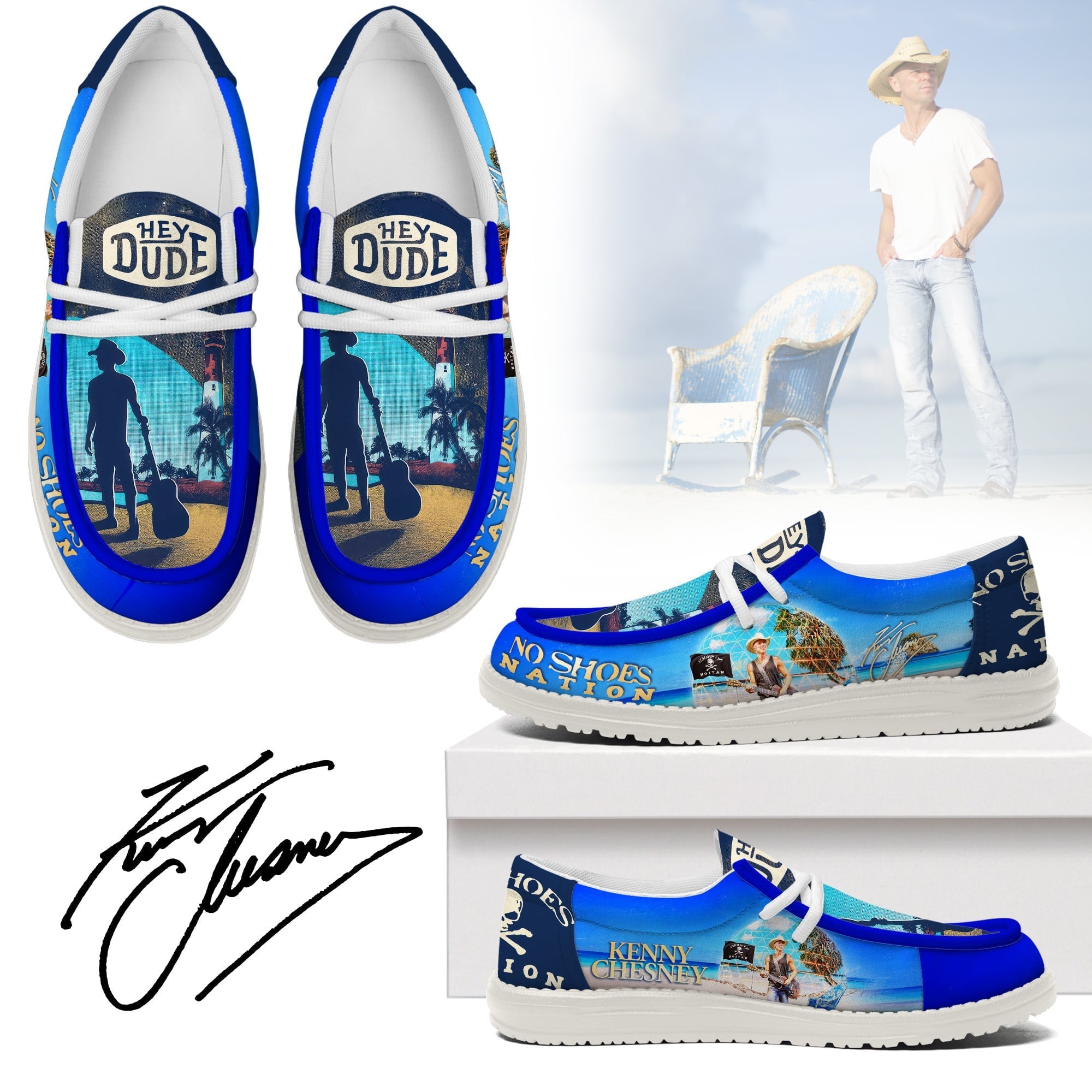 Kenny Chesney Lace Up Loafers 2026