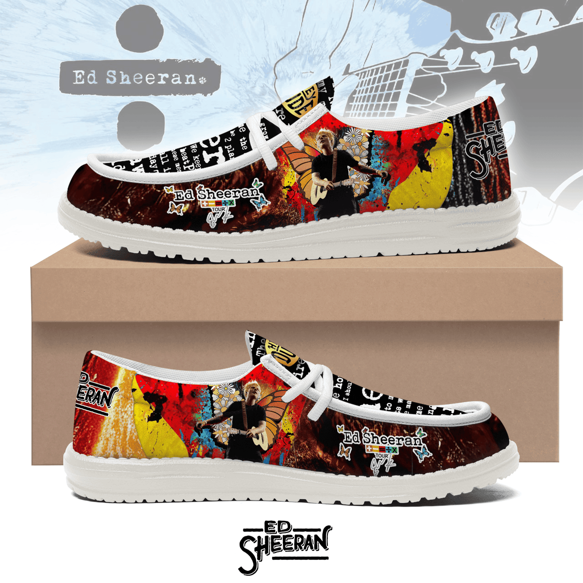 Ed Sheeran Lace Up Loafers 2026