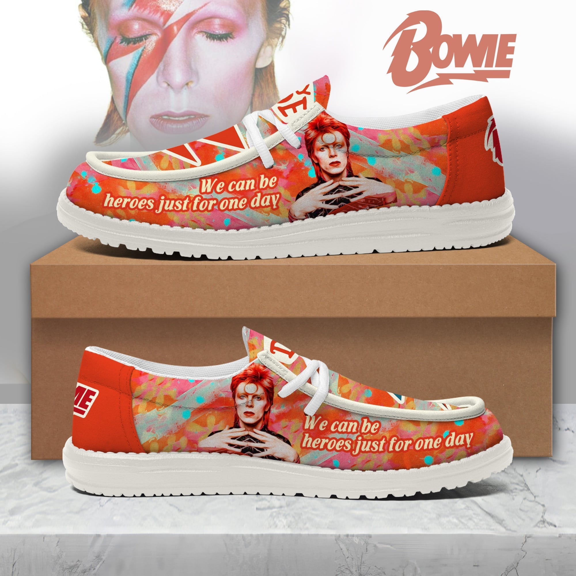 David Bowie Lace Up Loafers 2026