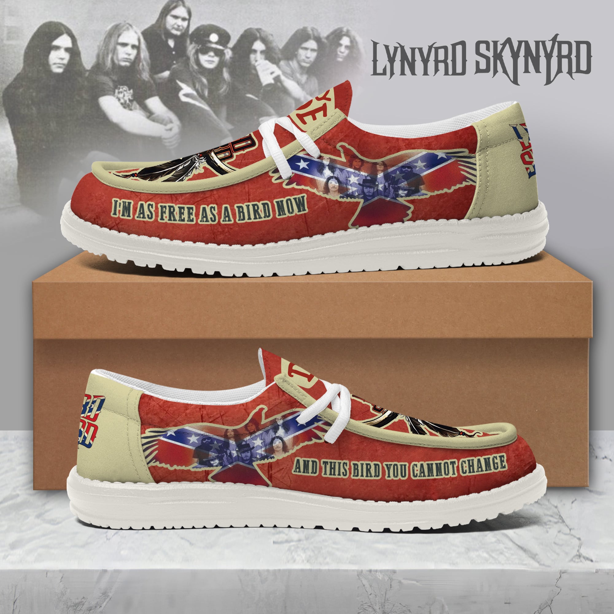 Lynyrd Skynyrd Lace Up Loafers 2026