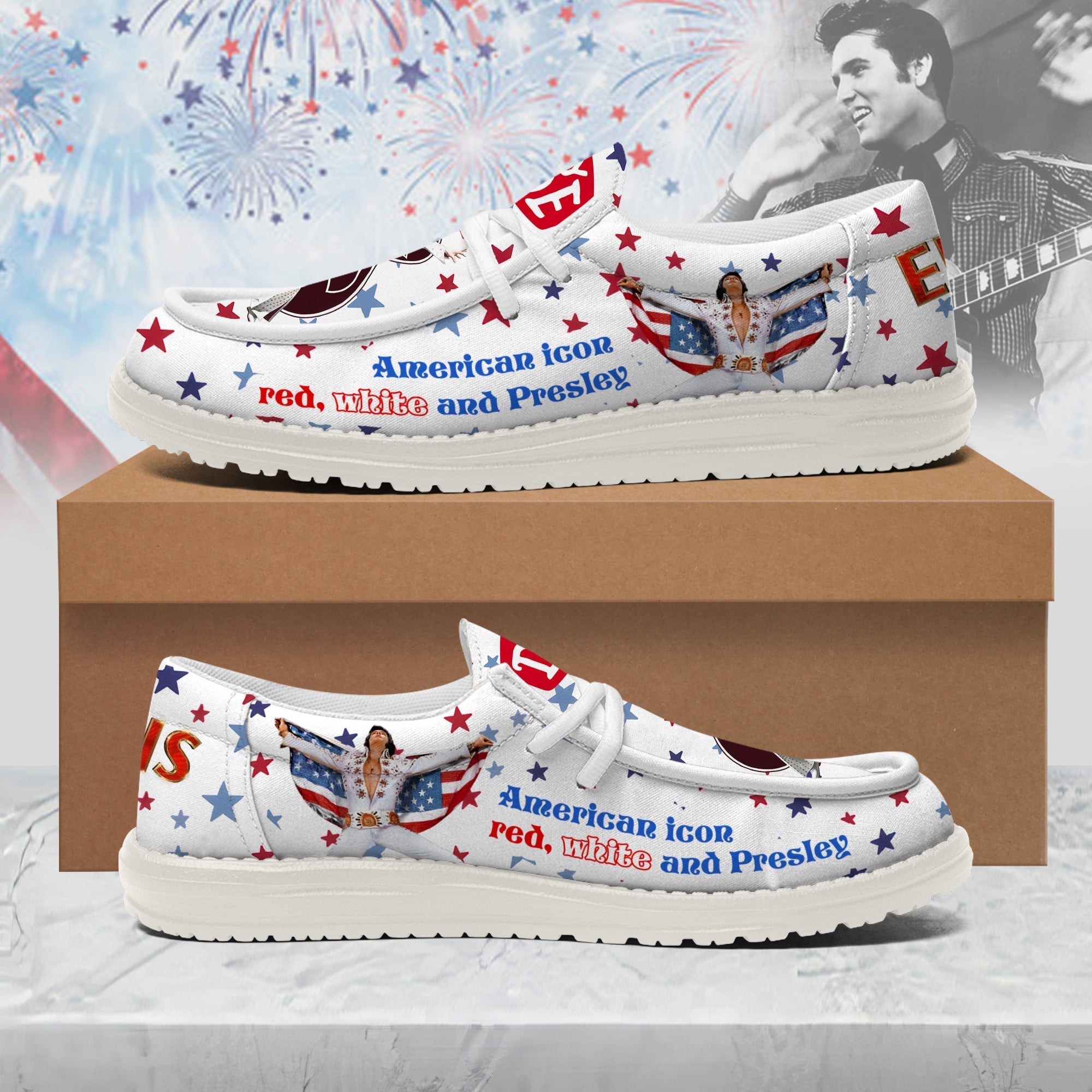 Elvis Presley Lace Up Loafers 2026