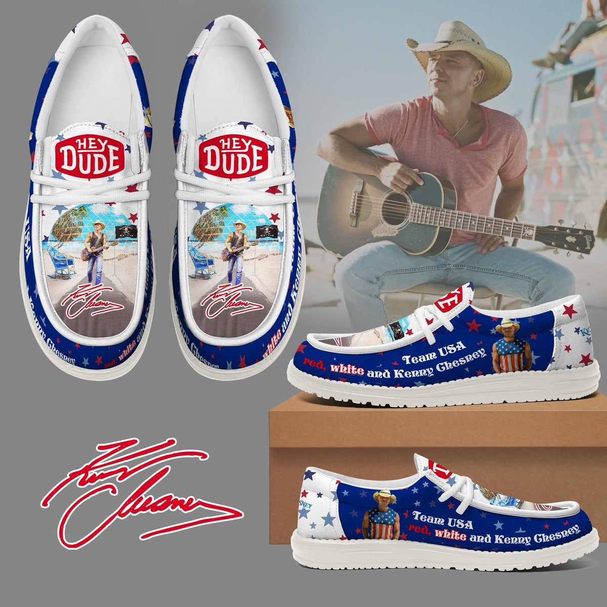 Kenny Chesney Lace Up Loafers 2026