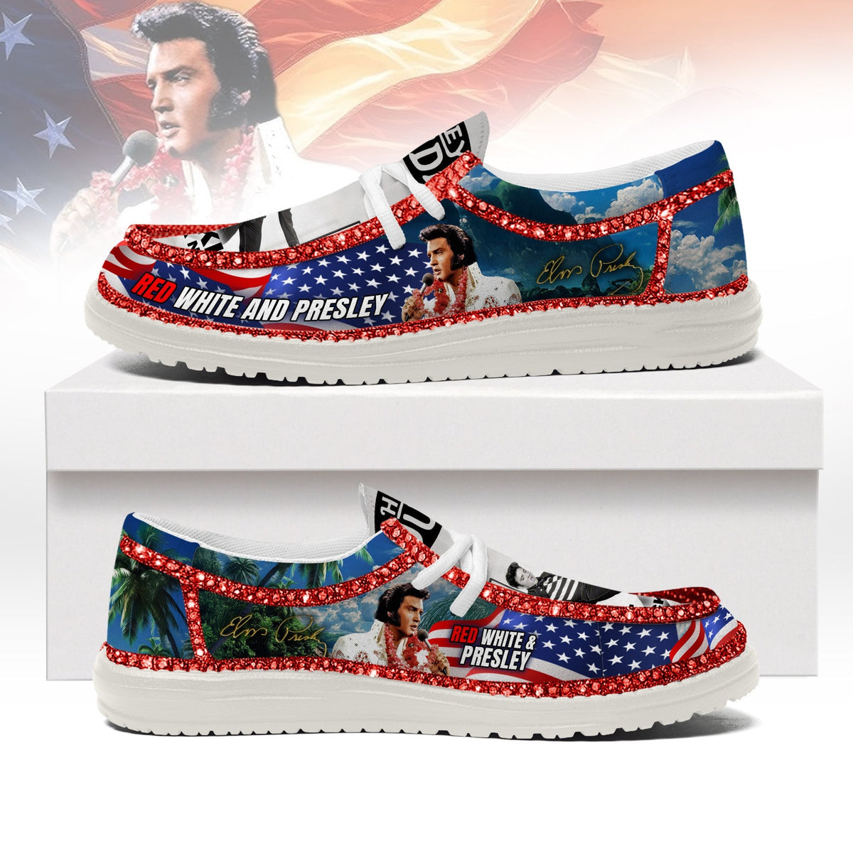 Elvis Presley Lace Up Loafers 2026