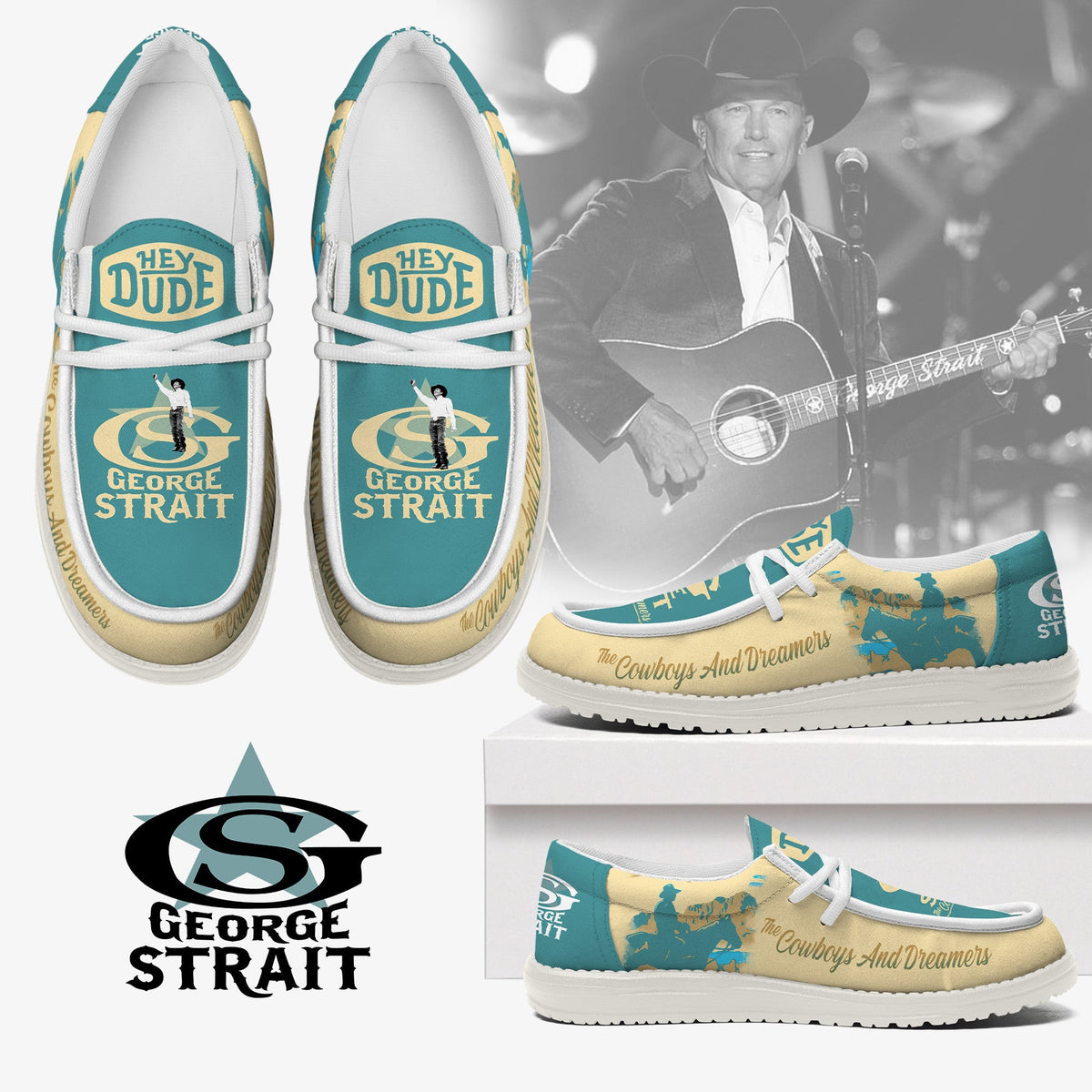George Strait Lace Up Loafers 2026