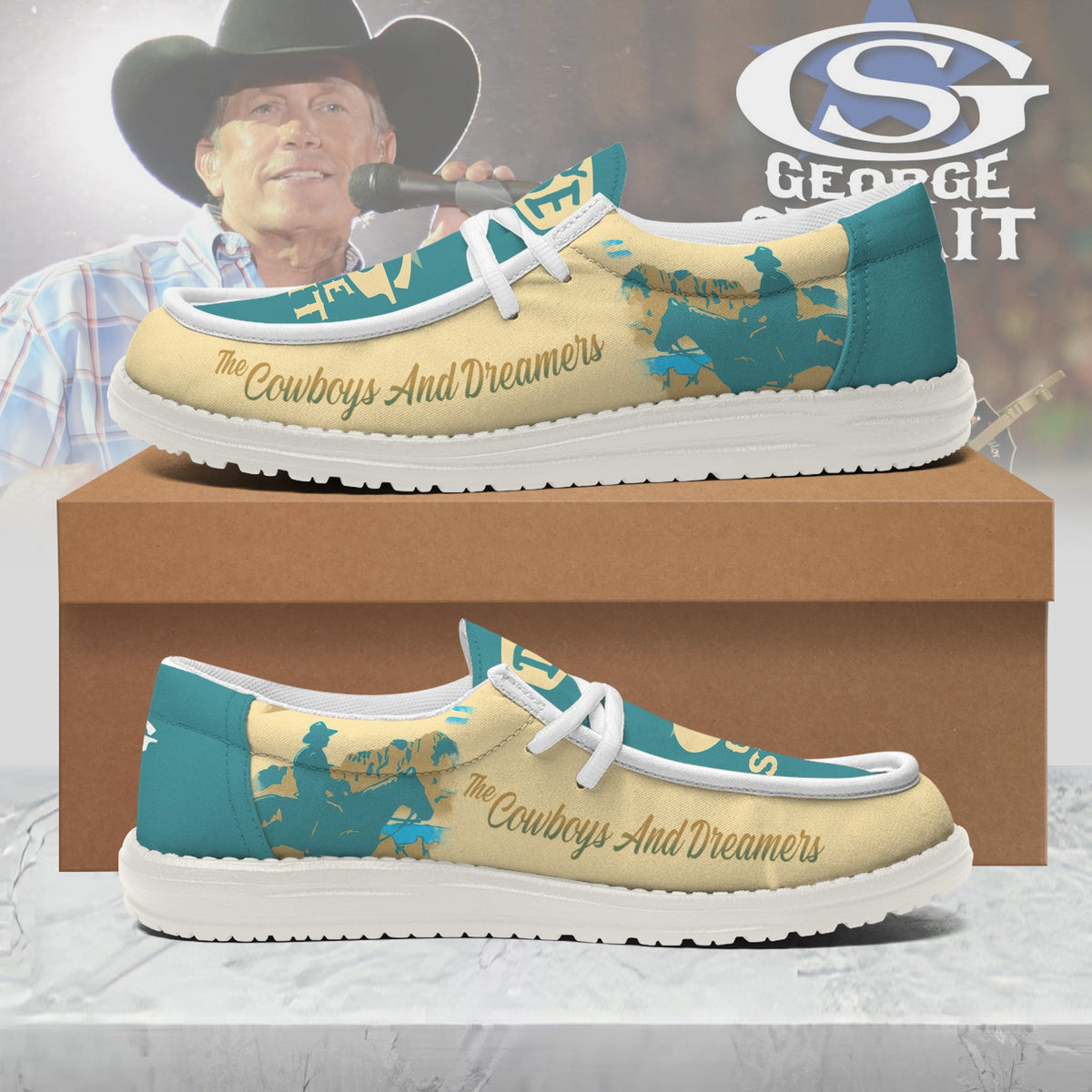 George Strait Lace Up Loafers 2026