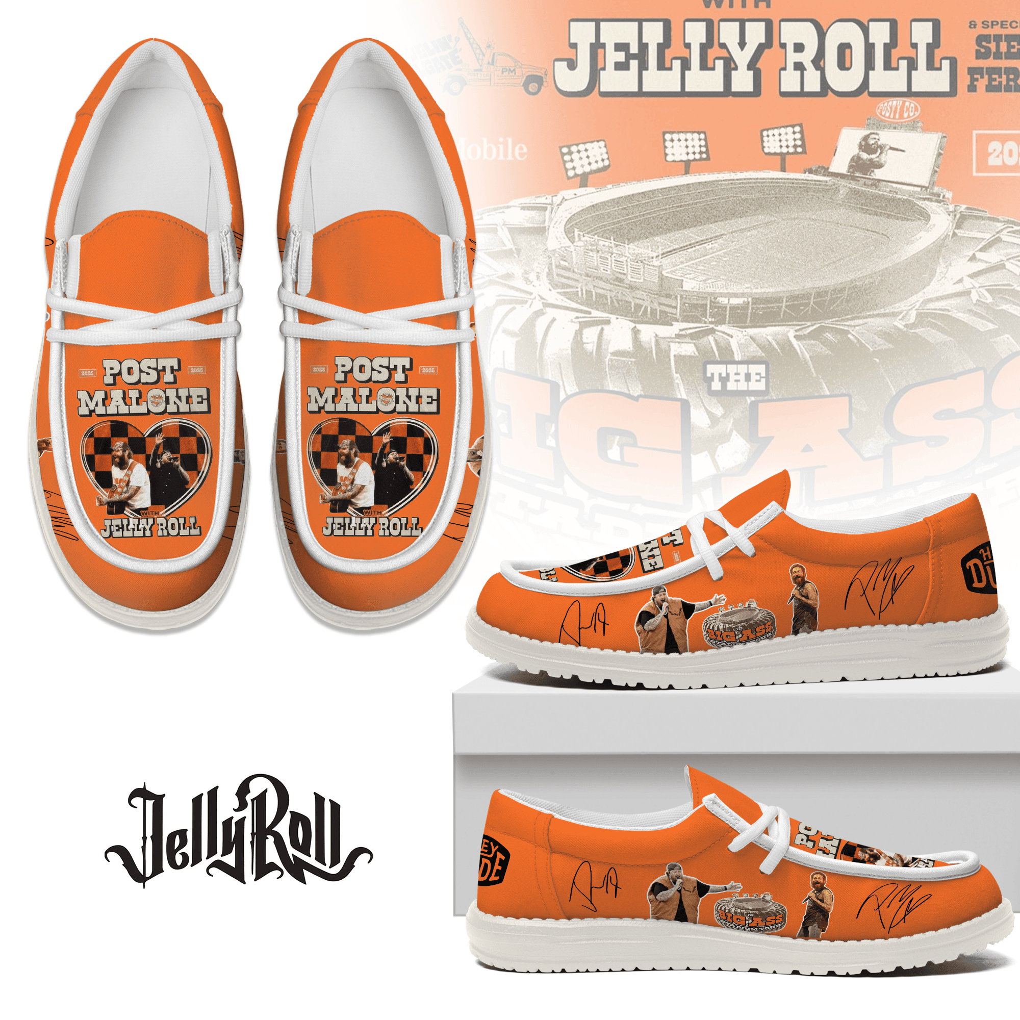 Jelly Roll Lace Up Loafers 2026