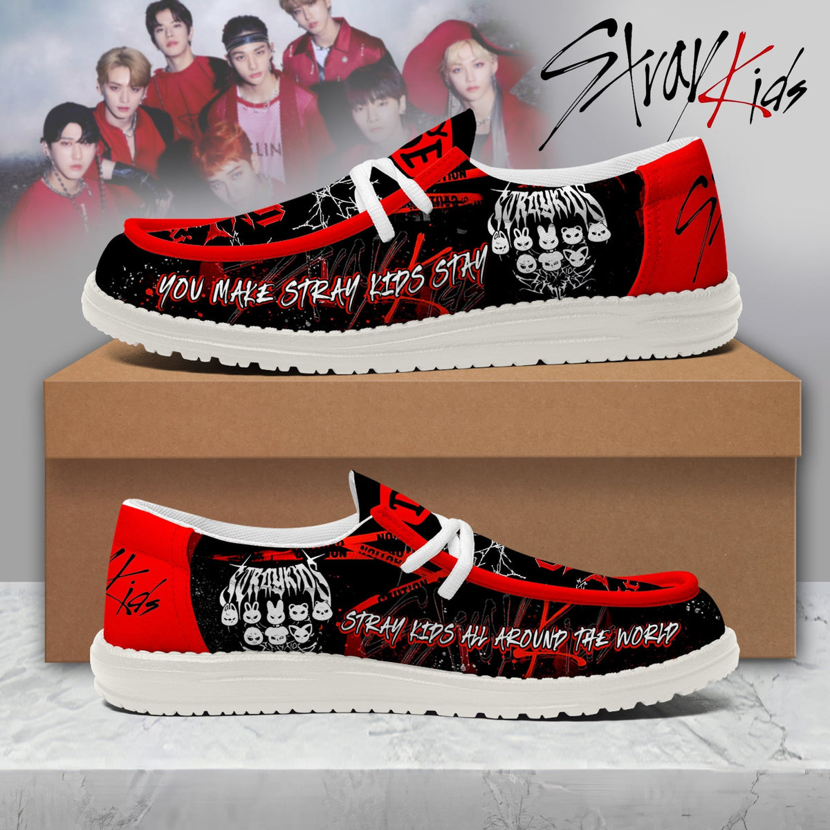 Stray Kids Lace Up Loafers 2026