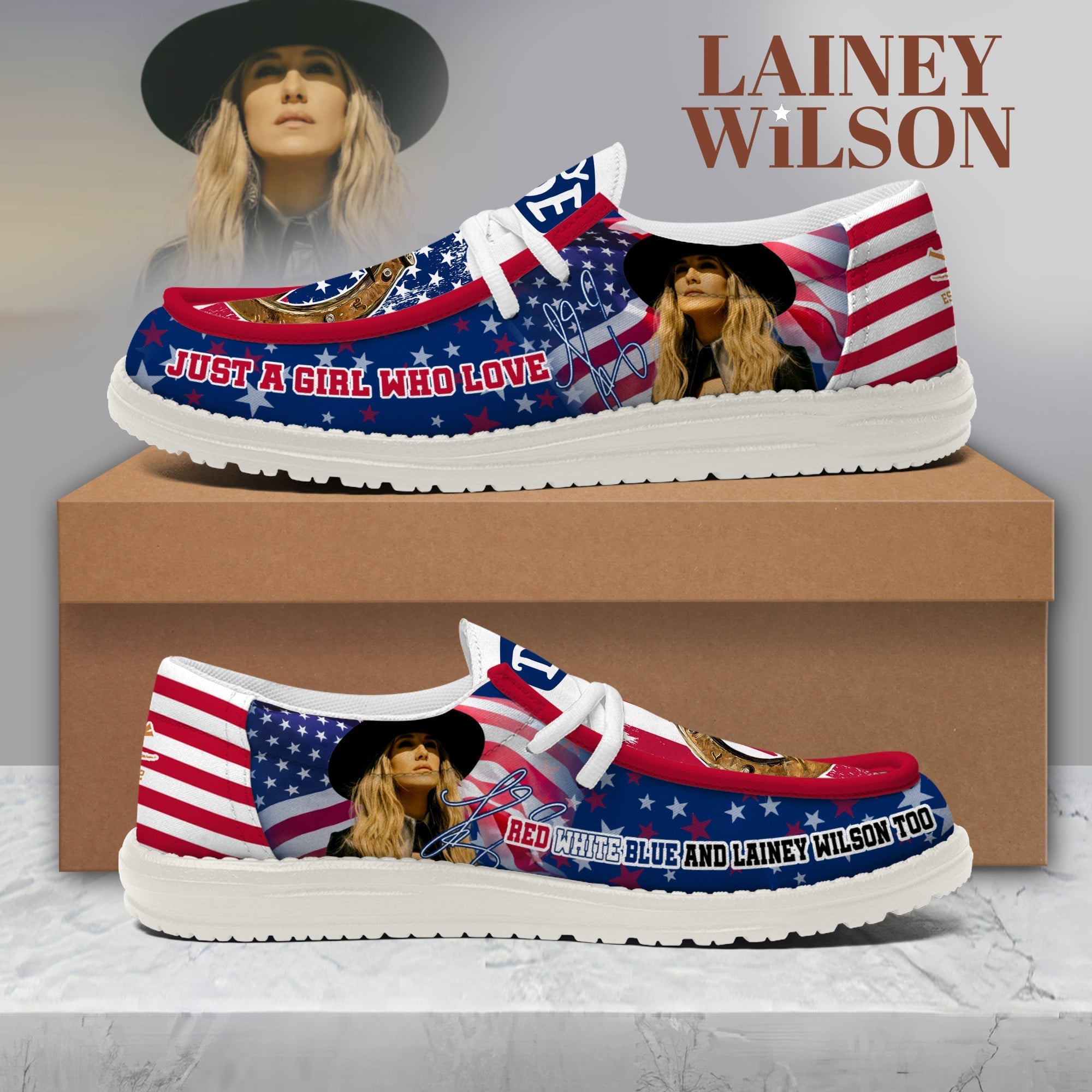 Lainey Wilson Lace Up Loafers 2026