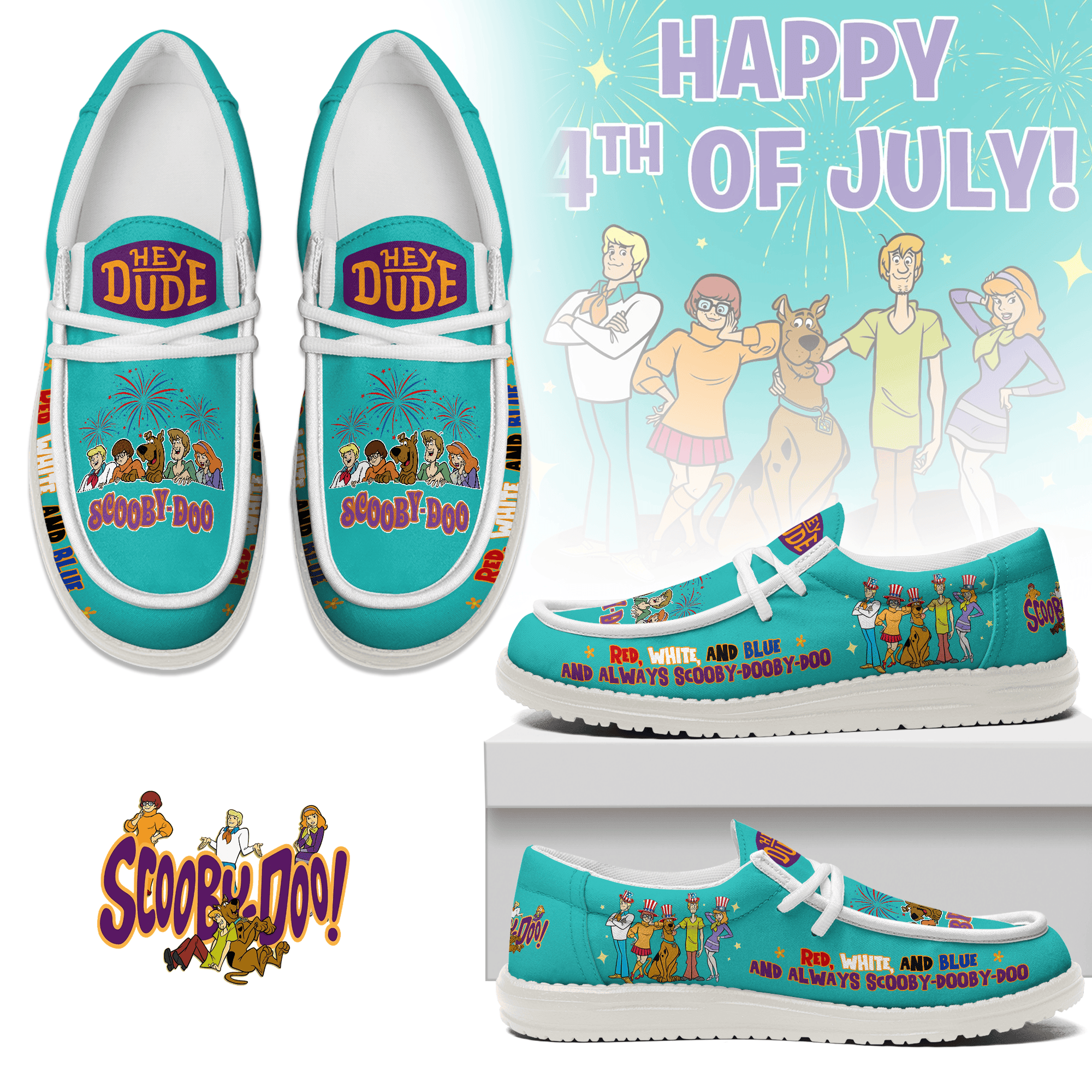 Scooby-Doo Lace Up Loafers 2026
