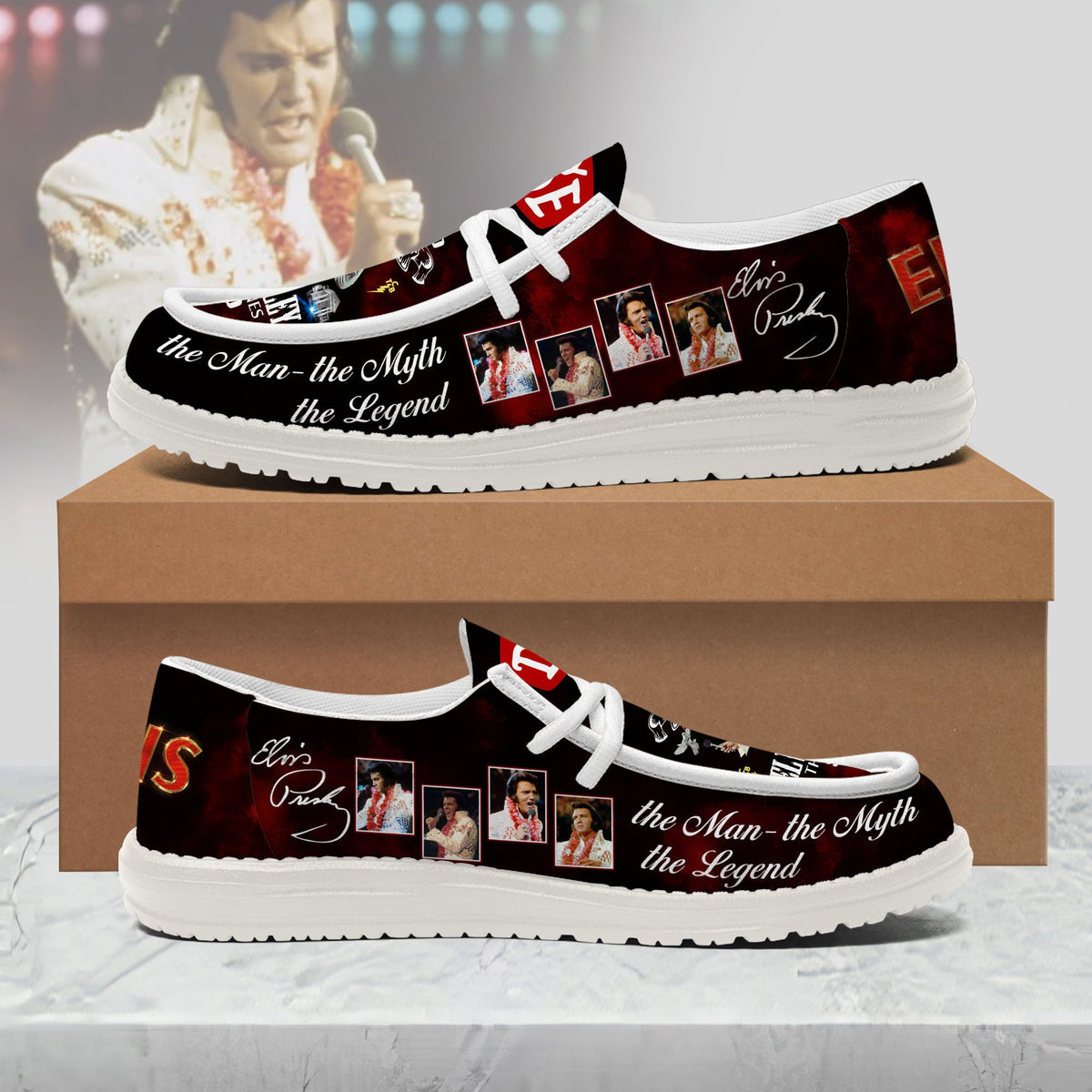 Elvis Presley Lace Up Loafers 2026