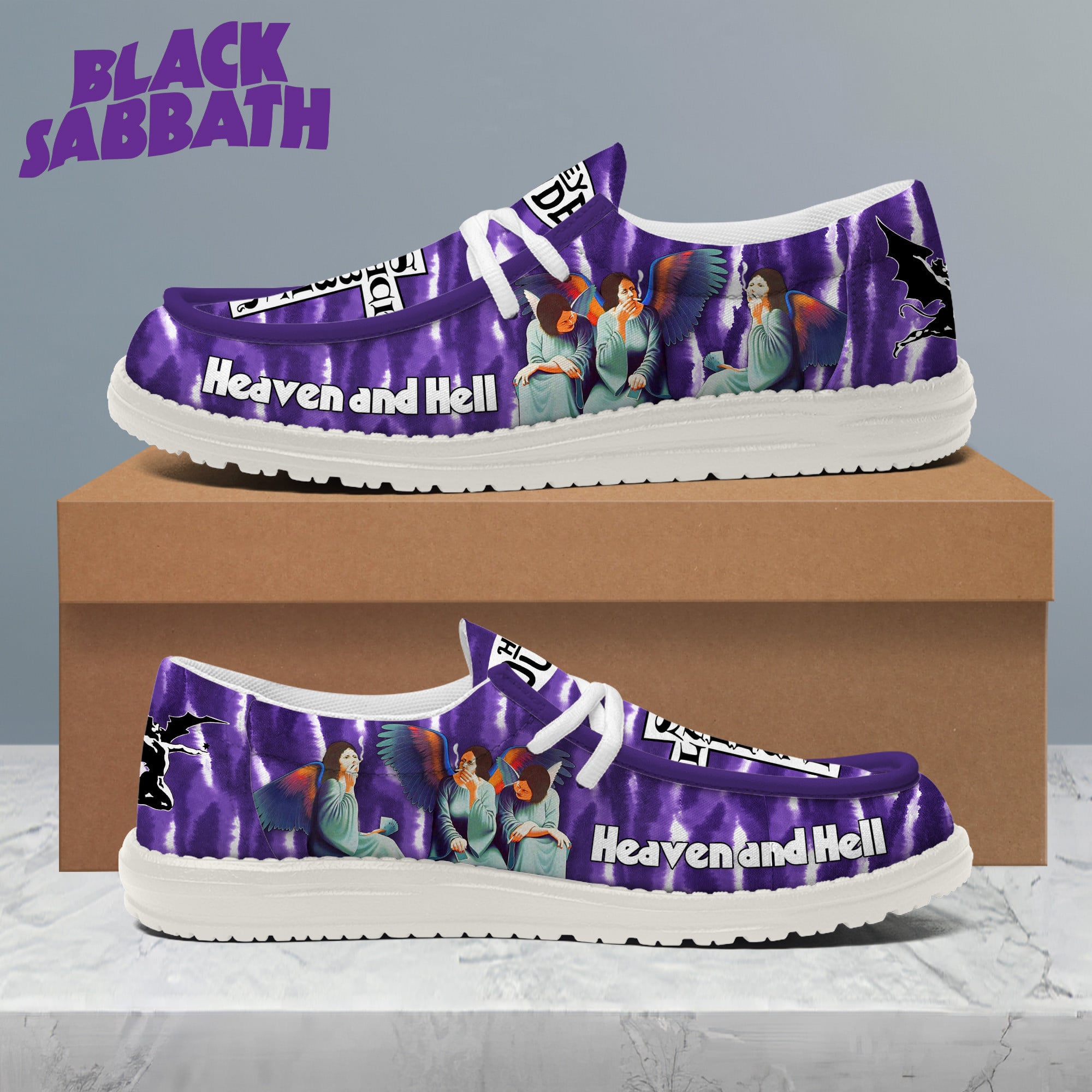Black Sabbath Lace Up Loafers 2026