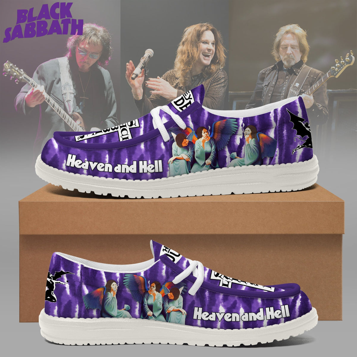 Black Sabbath Lace Up Loafers 2026