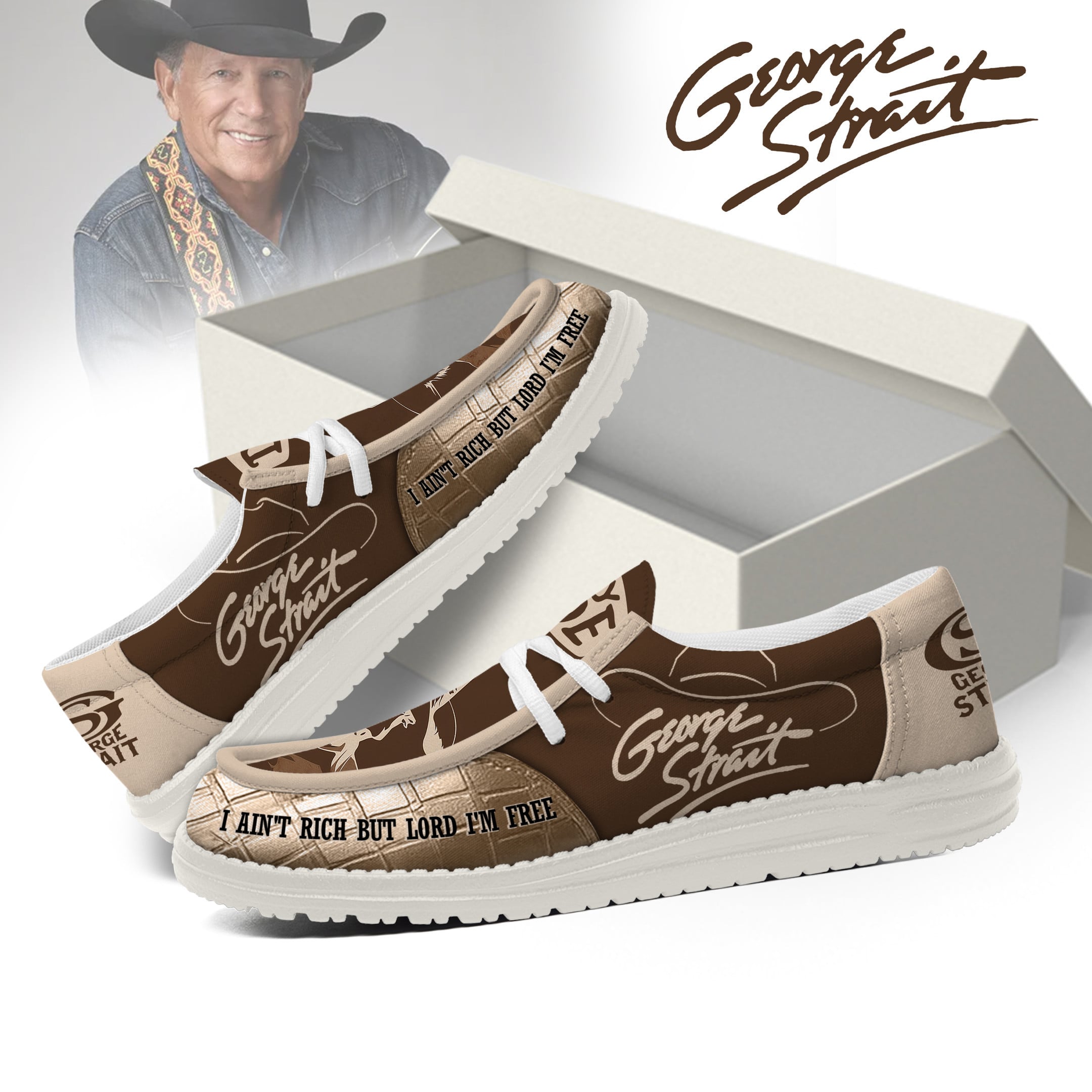 George Strait Lace Up Loafers 2026