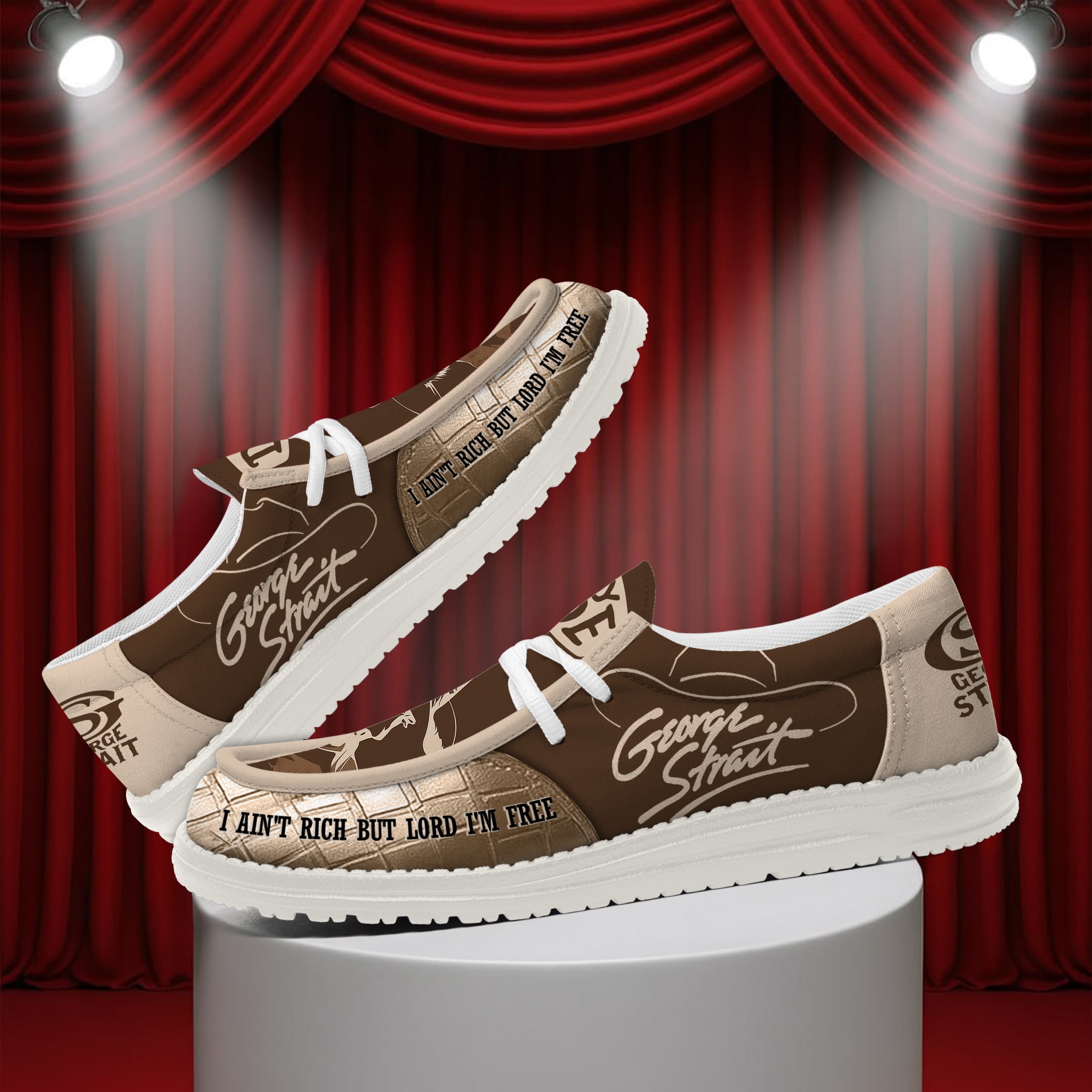 George Strait Lace Up Loafers 2026