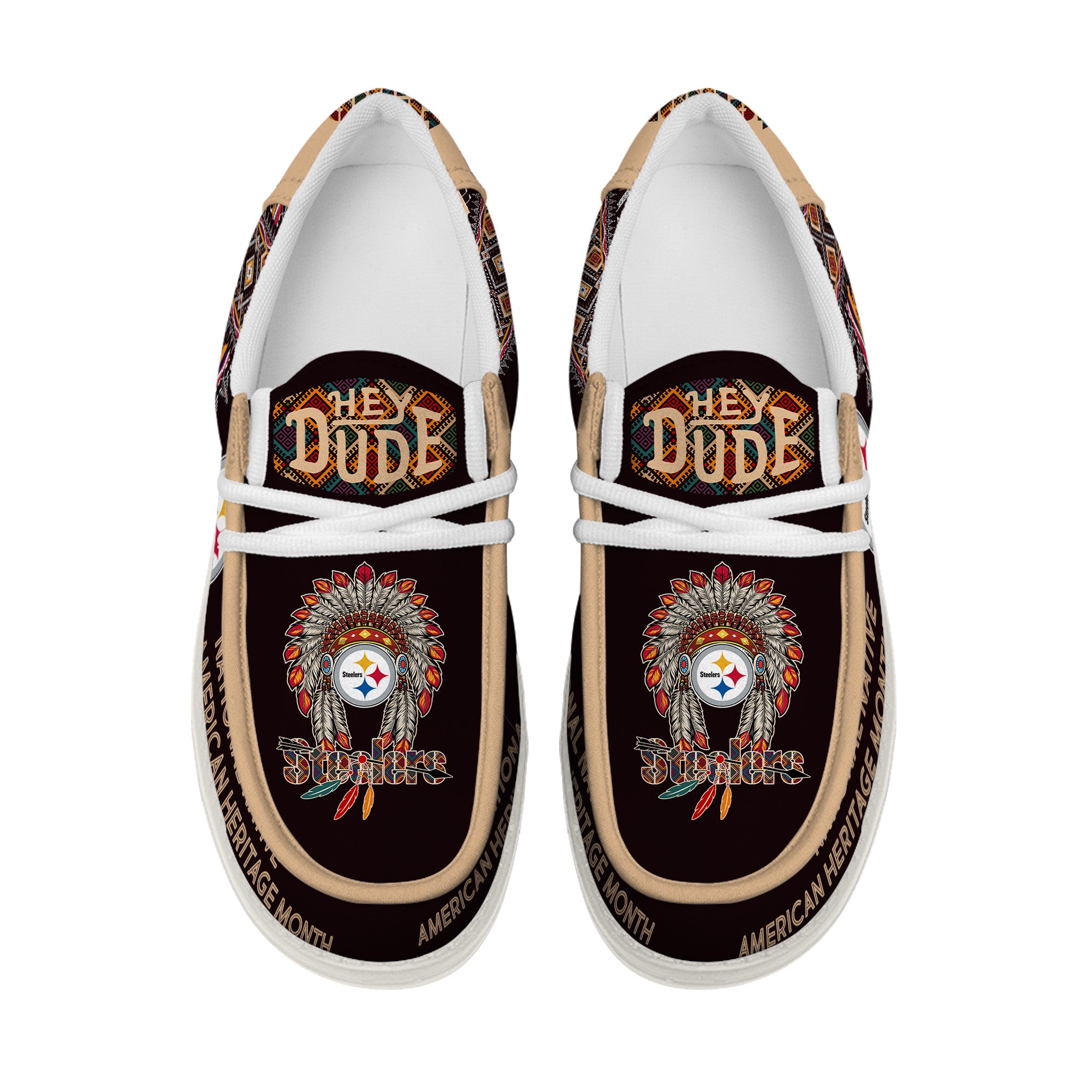 Pittsburgh Steelers Lace Up Loafers 2026