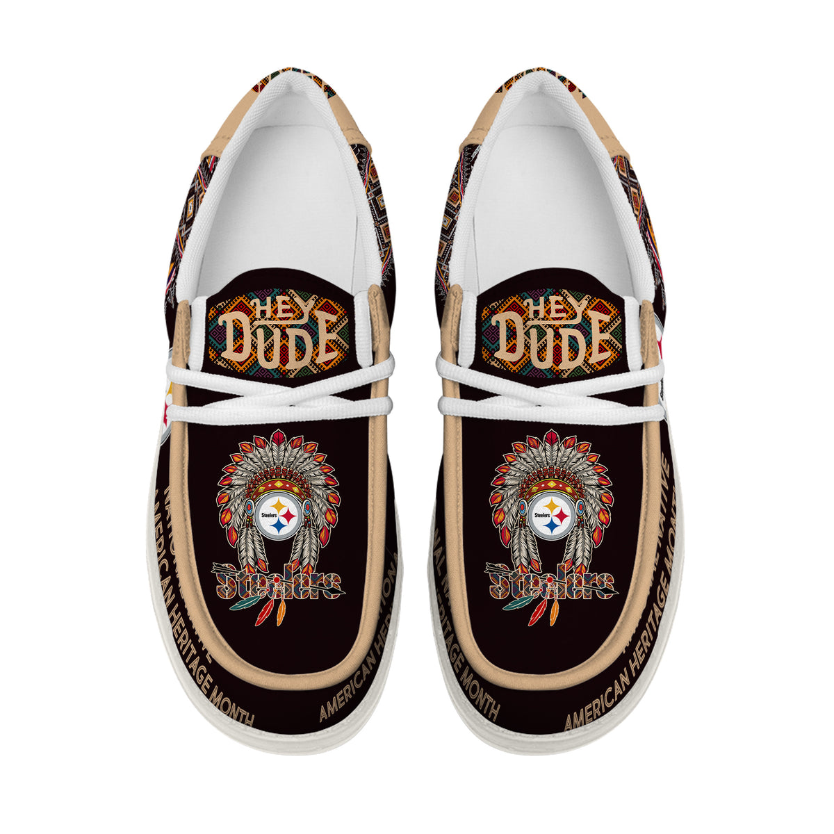 Pittsburgh Steelers Lace Up Loafers 2026
