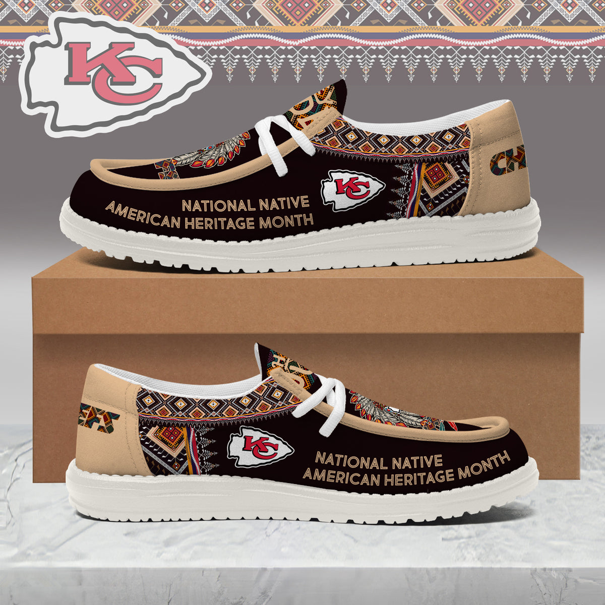 Kansas City Chiefs Lace Up Loafers 2026