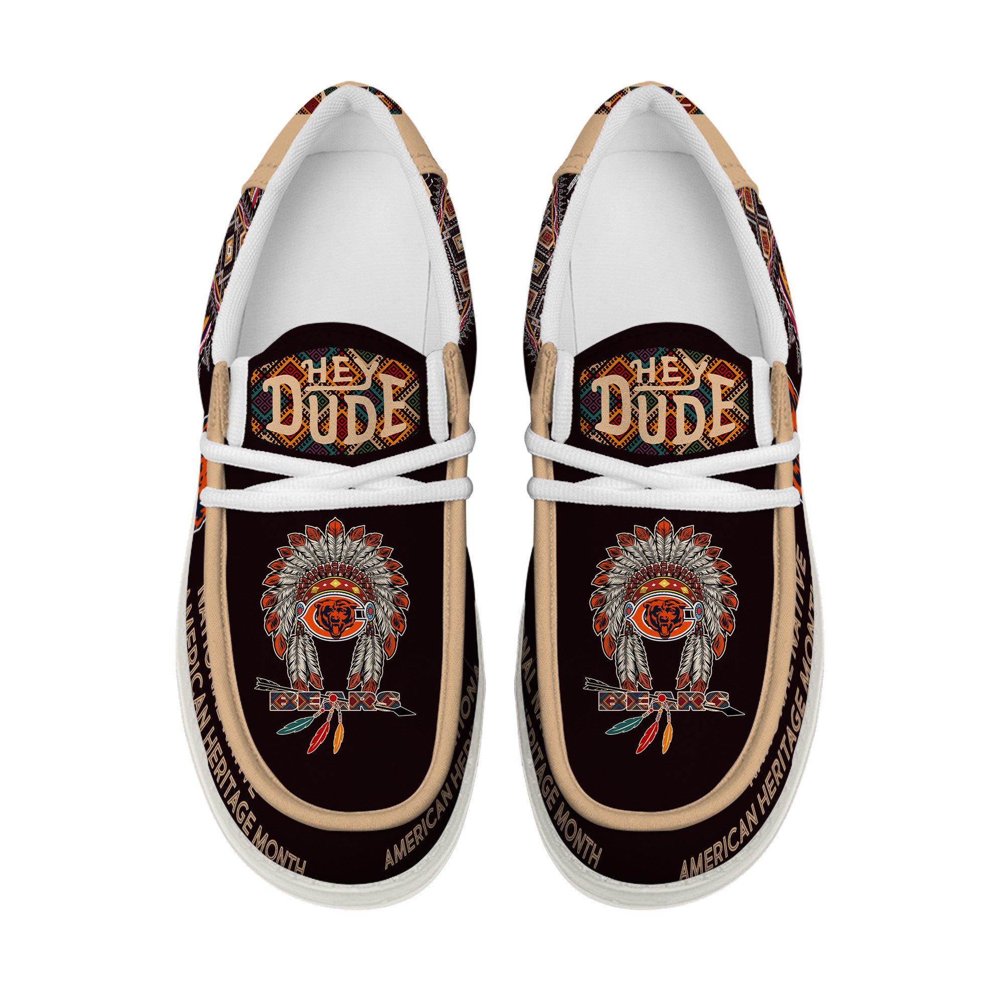 Chicago Bears Lace Up Loafers 2026