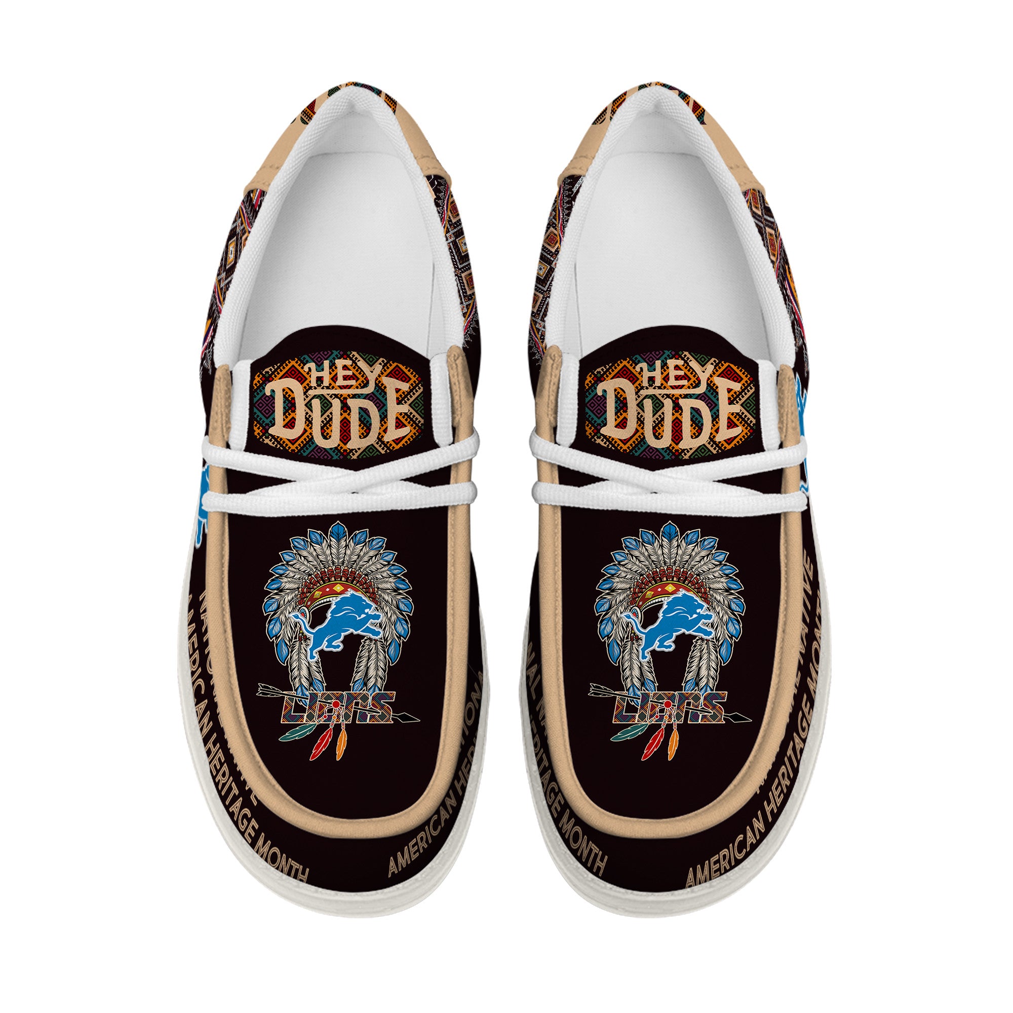 Detroit Lions Lace Up Loafers 2026