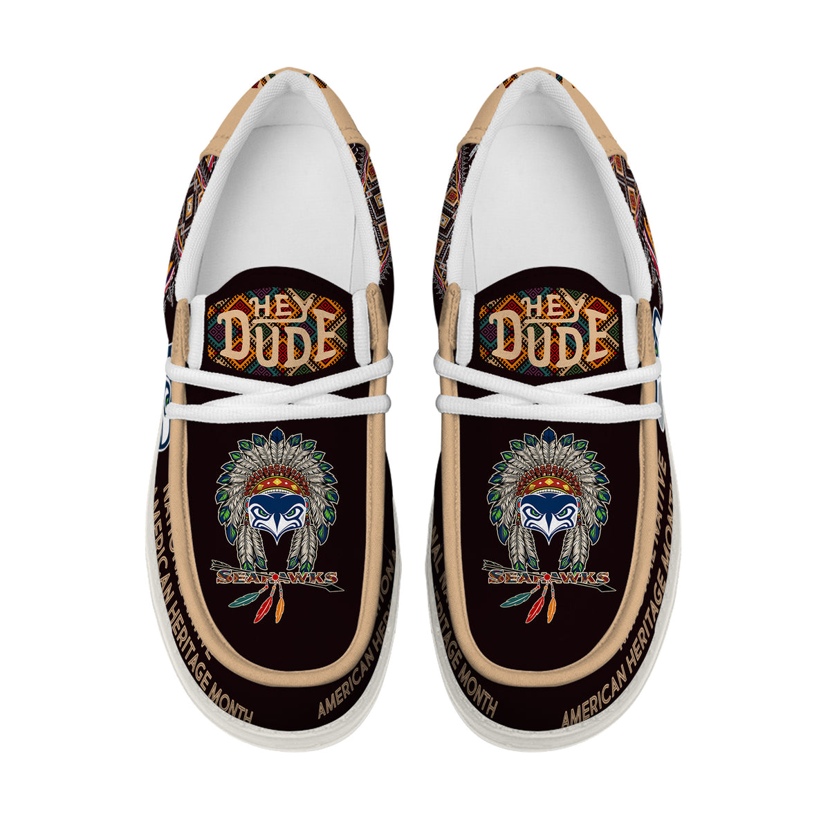 Seattle Seahawks Lace Up Loafers 2026