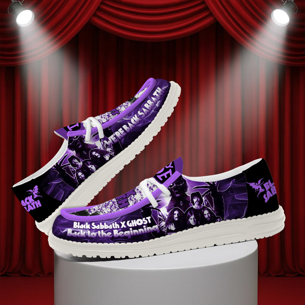 Black Sabbath Lace Up Loafers 2026