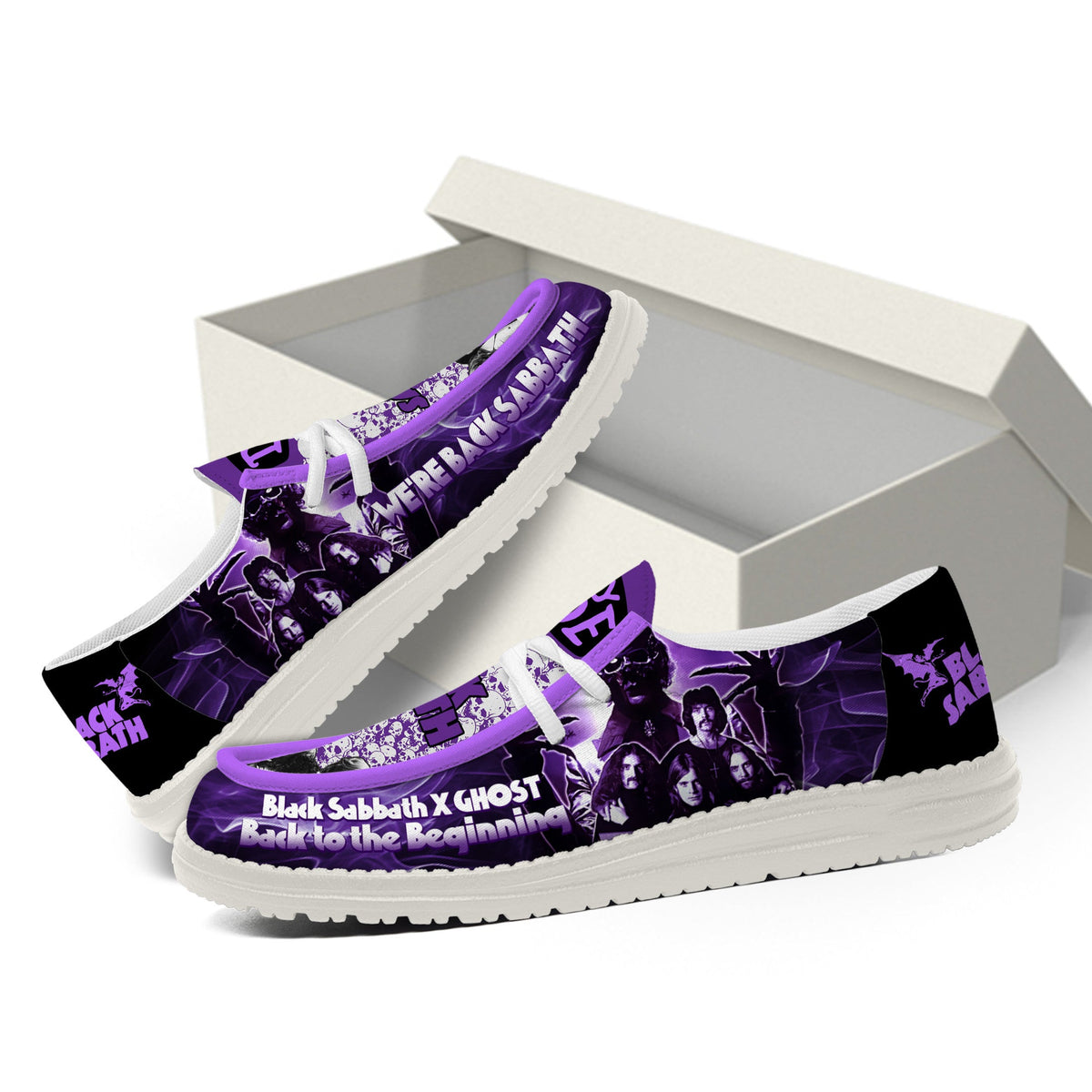 Black Sabbath Lace Up Loafers 2026