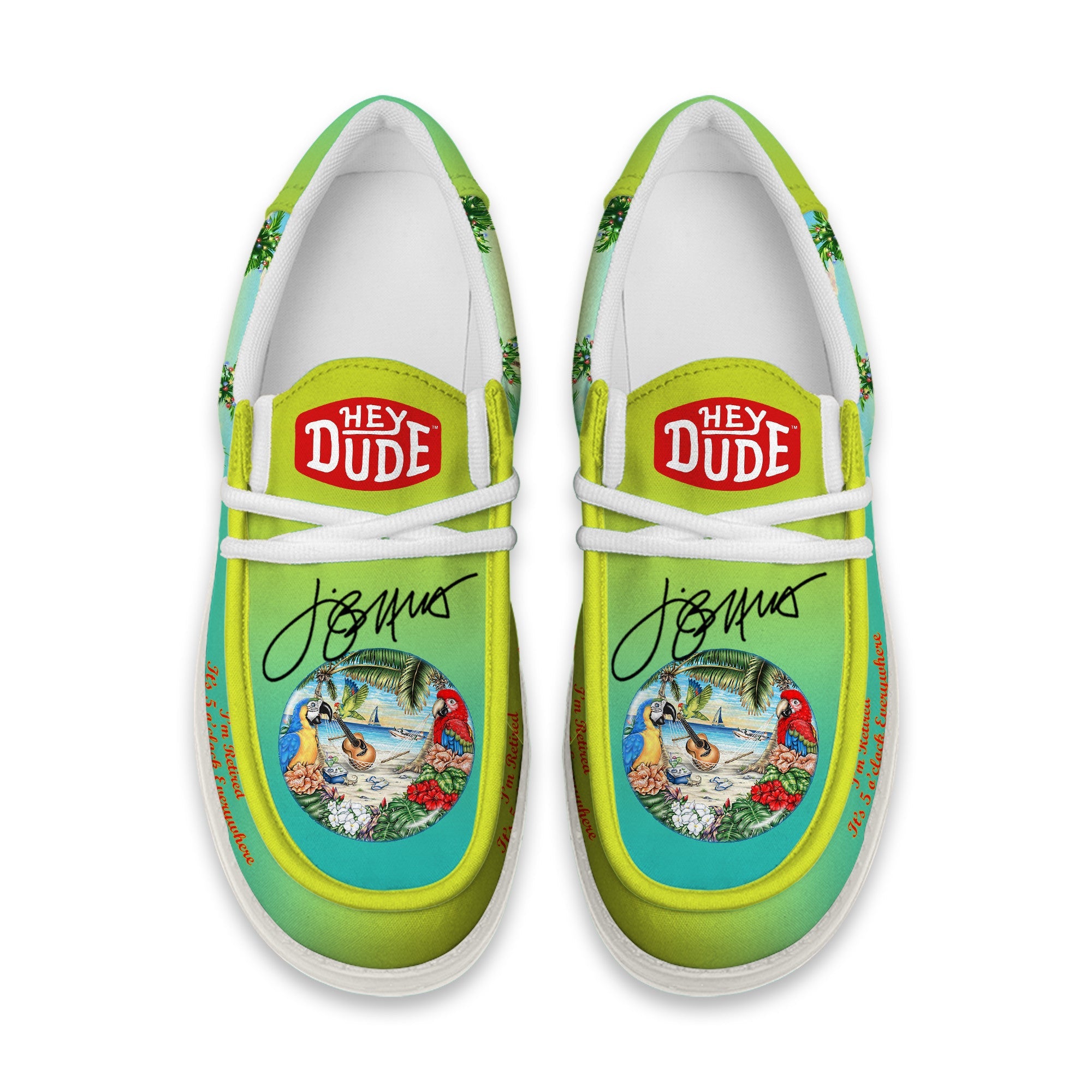 Jimmy Buffett Lace Up Loafers 2026