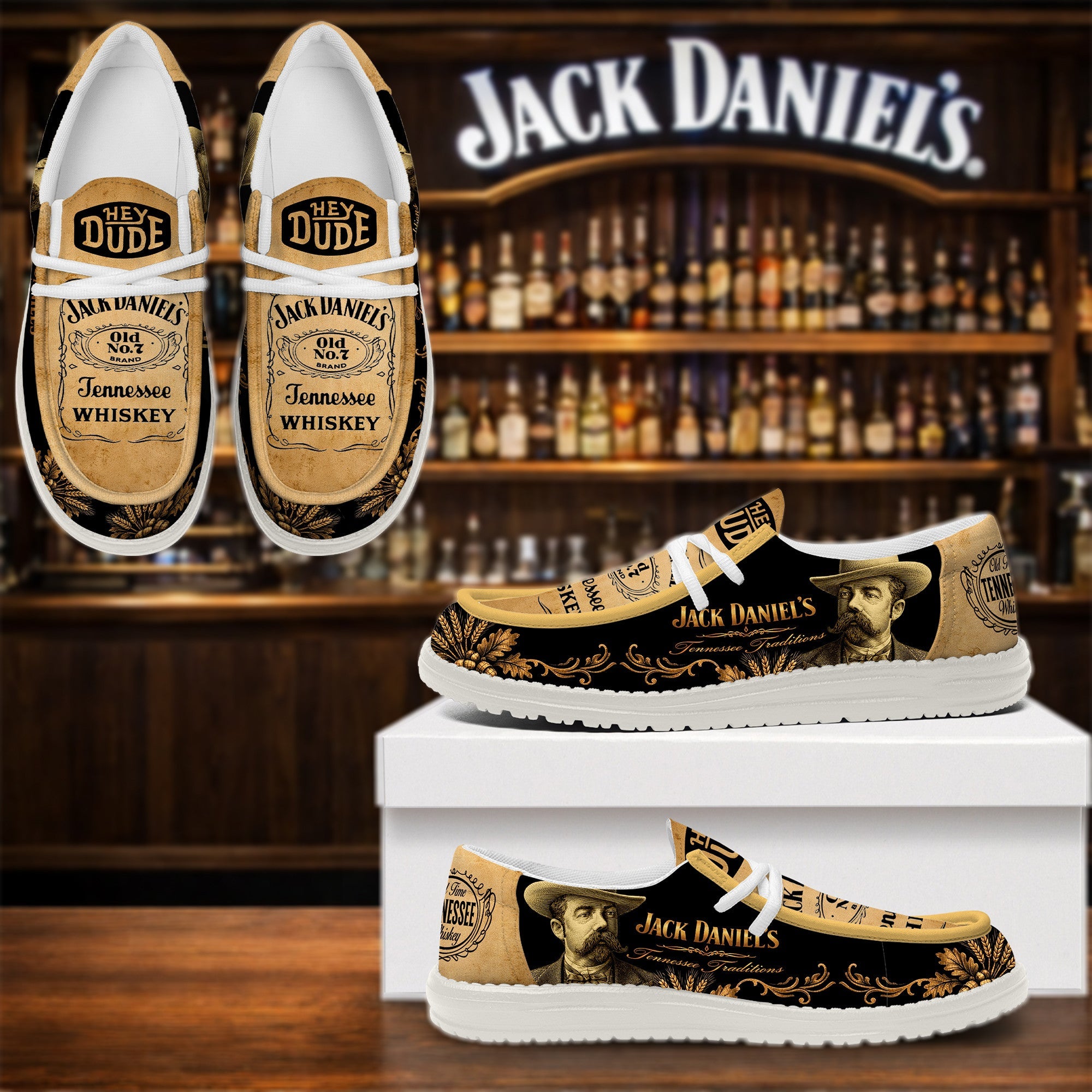 Jack Daniel's Lace Up Loafers 2026