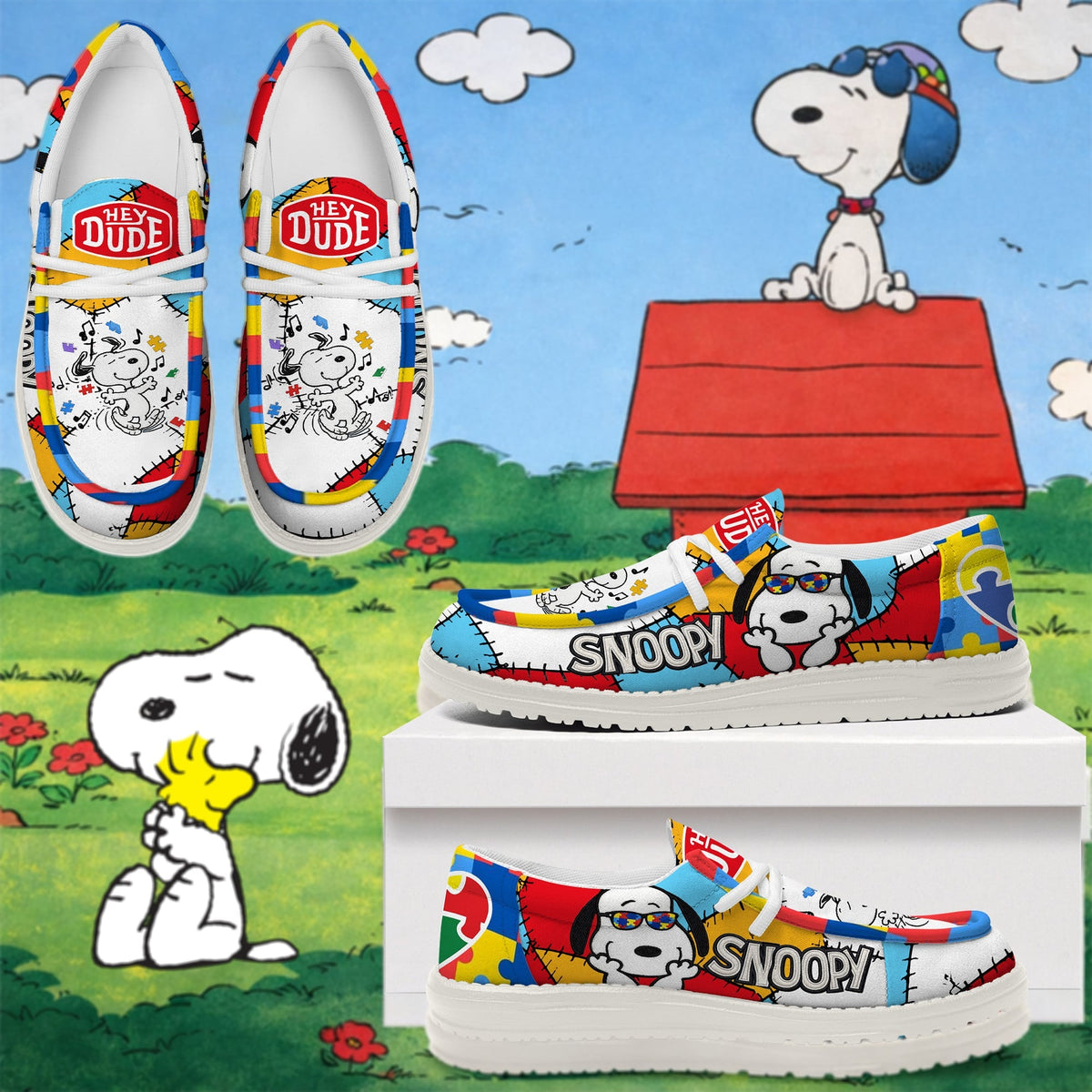 Snoopy Lace Up Loafers 2026