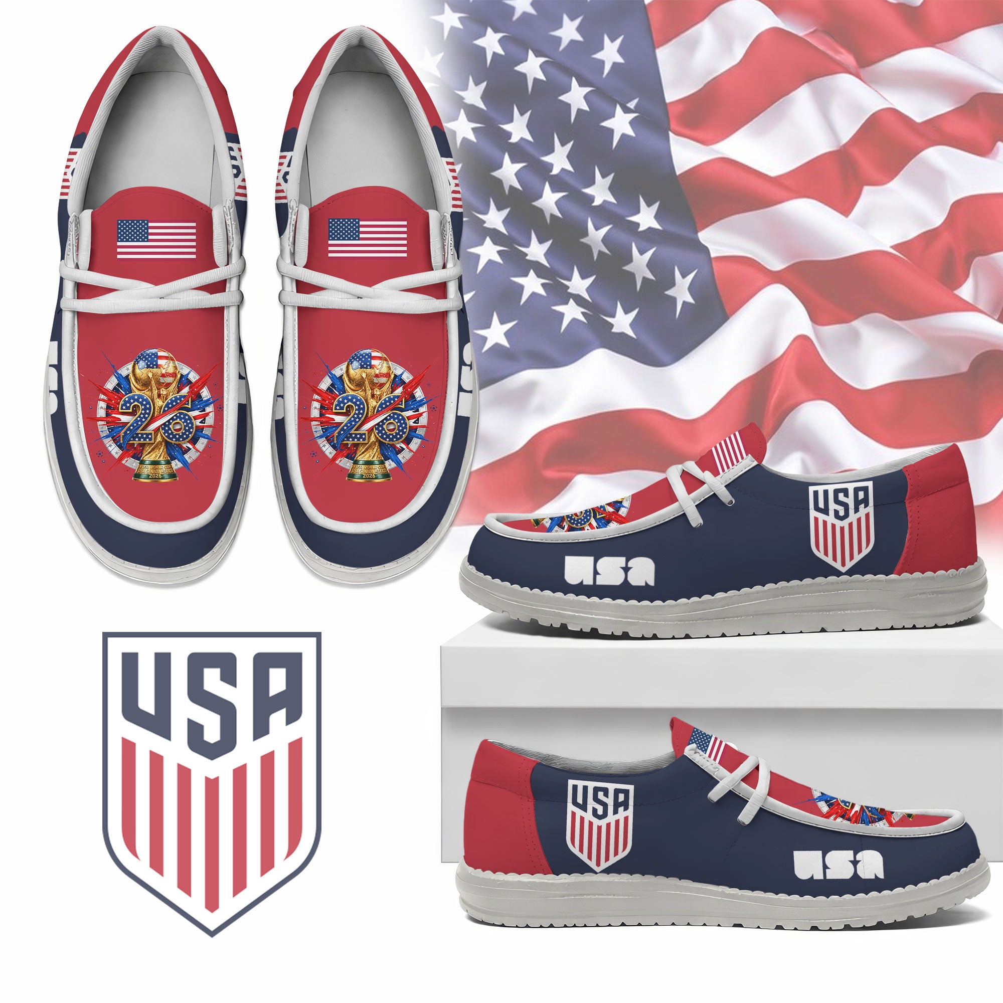 United States Lace Up Loafers 2026