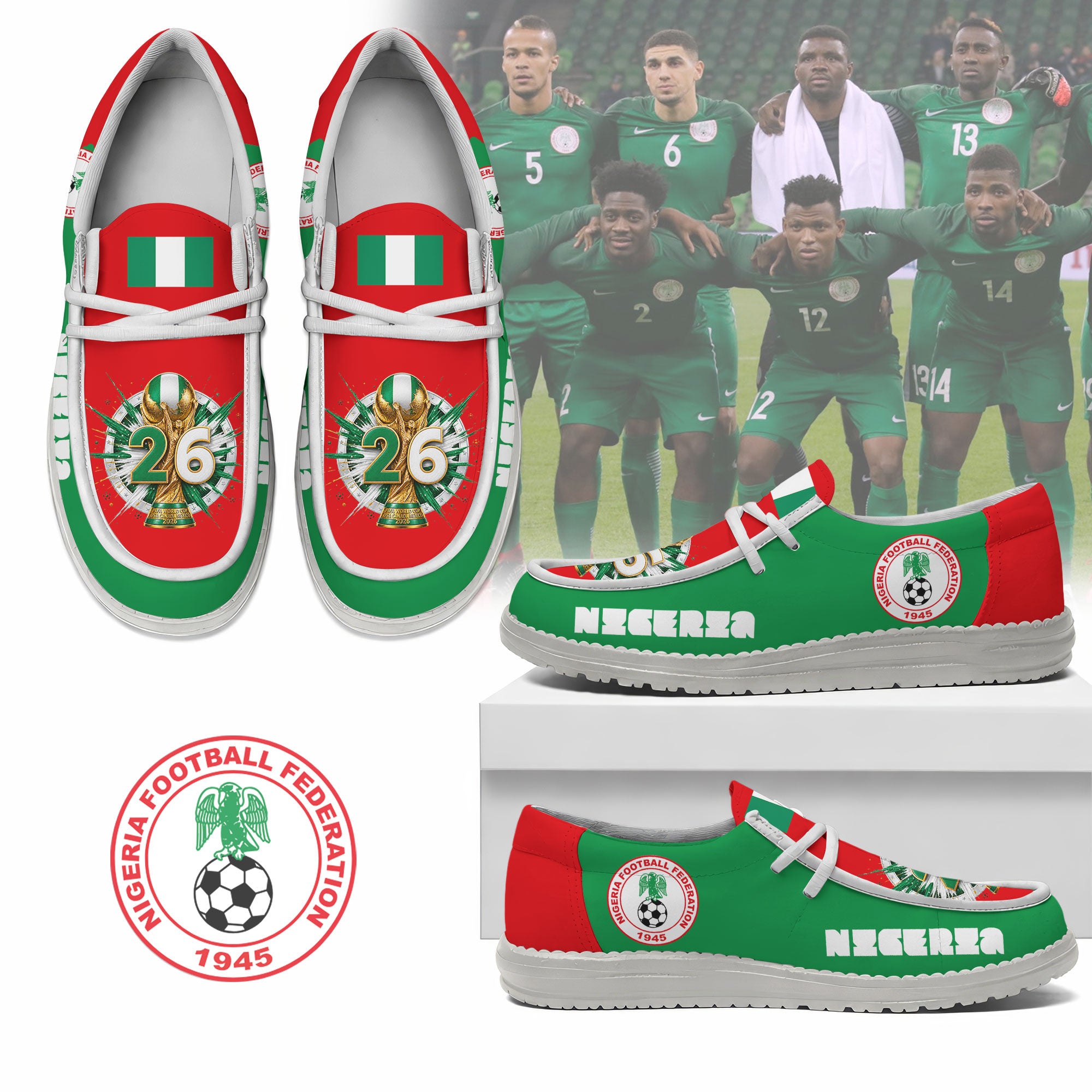 Nigeria Lace Up Loafers 2026