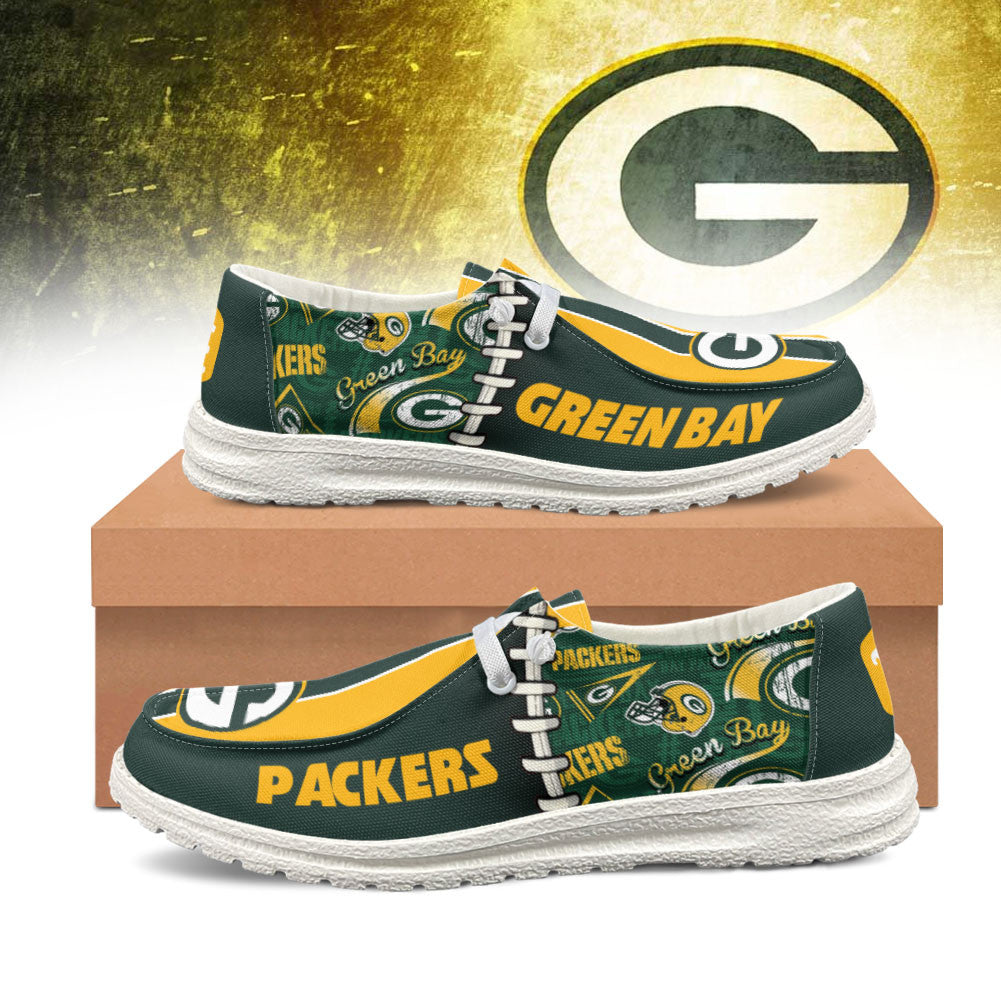 Green Bay Packers Lace Up Loafers 2026