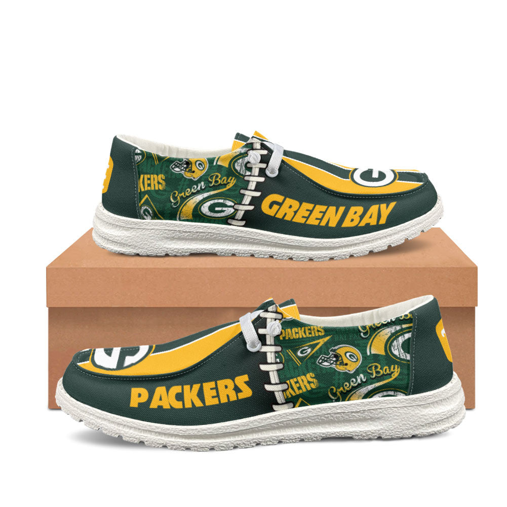 Green Bay Packers Lace Up Loafers 2026