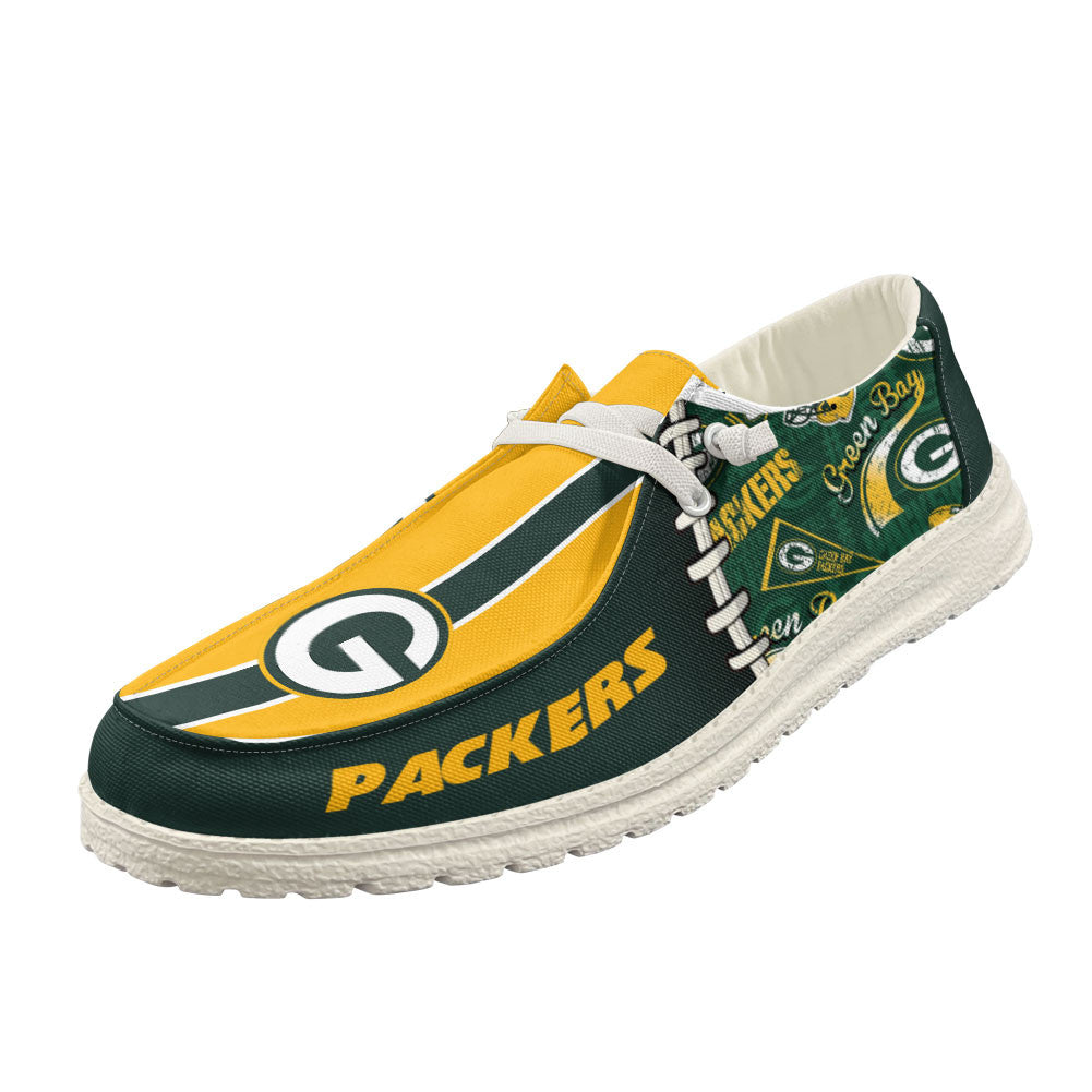 Green Bay Packers Lace Up Loafers 2026