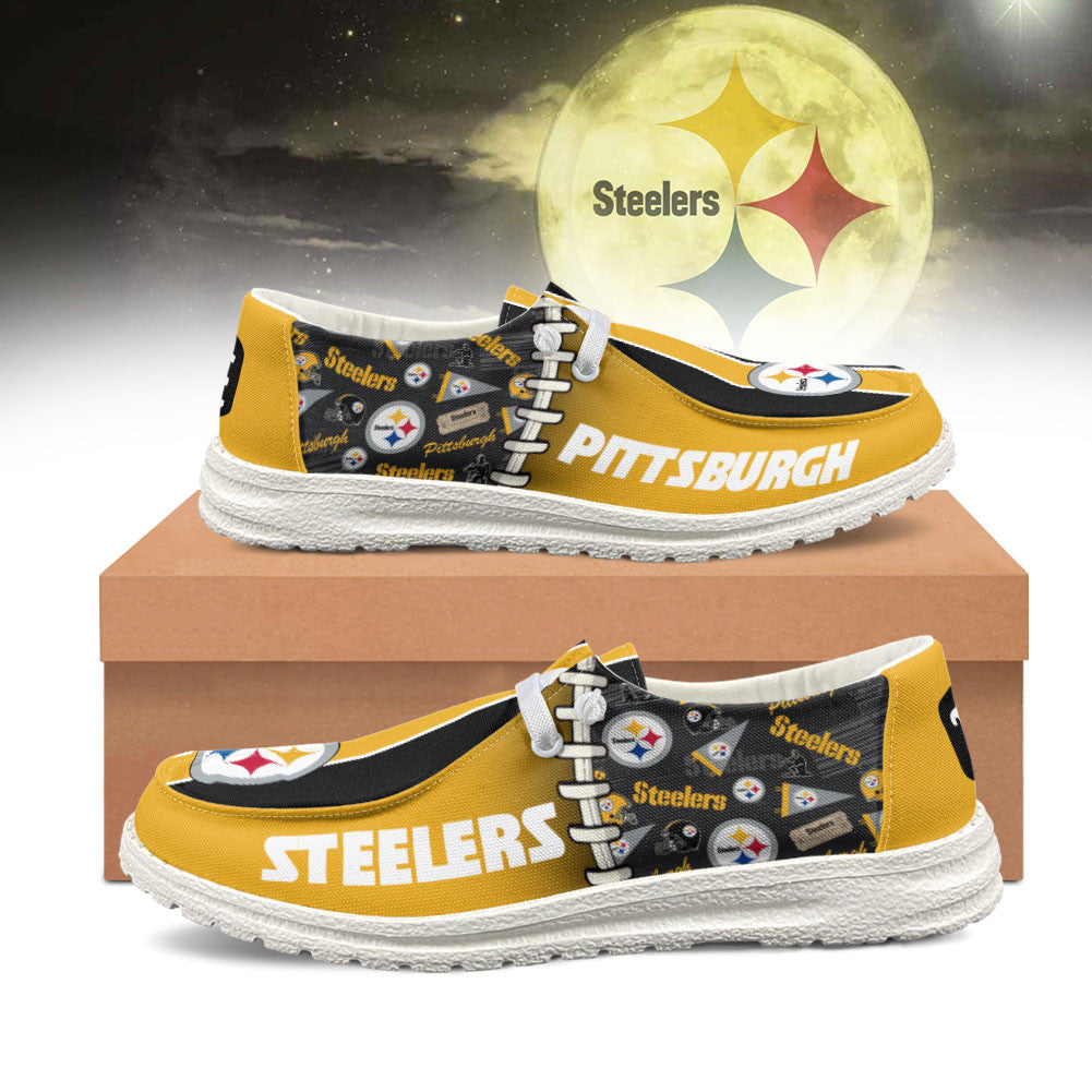 Pittsburgh Steelers Lace Up Loafers 2026