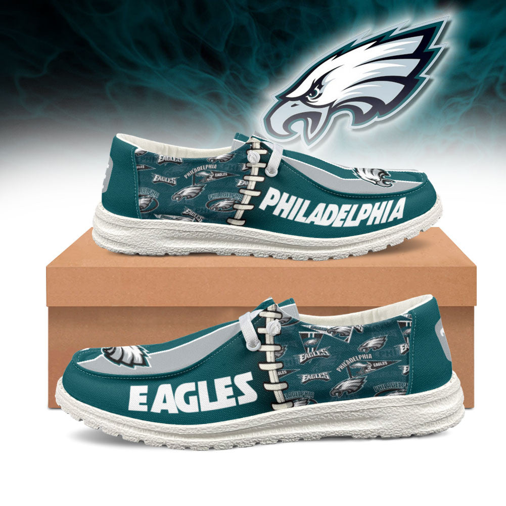 Philadelphia Eagles Lace Up Loafers 2026