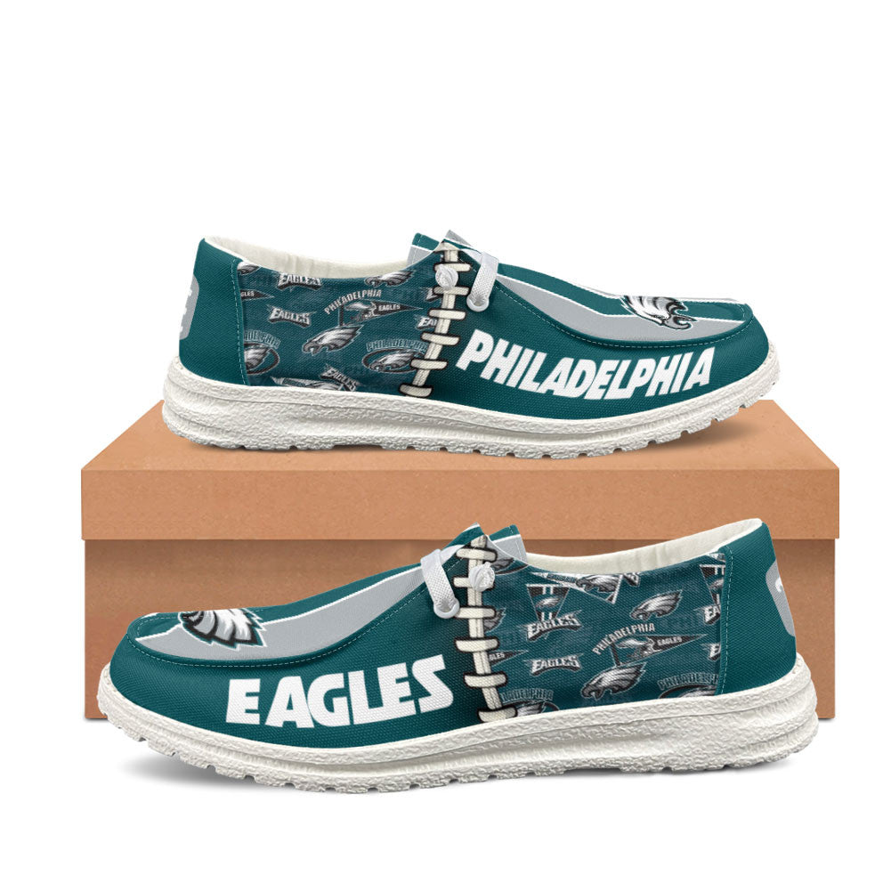 Philadelphia Eagles Lace Up Loafers 2026