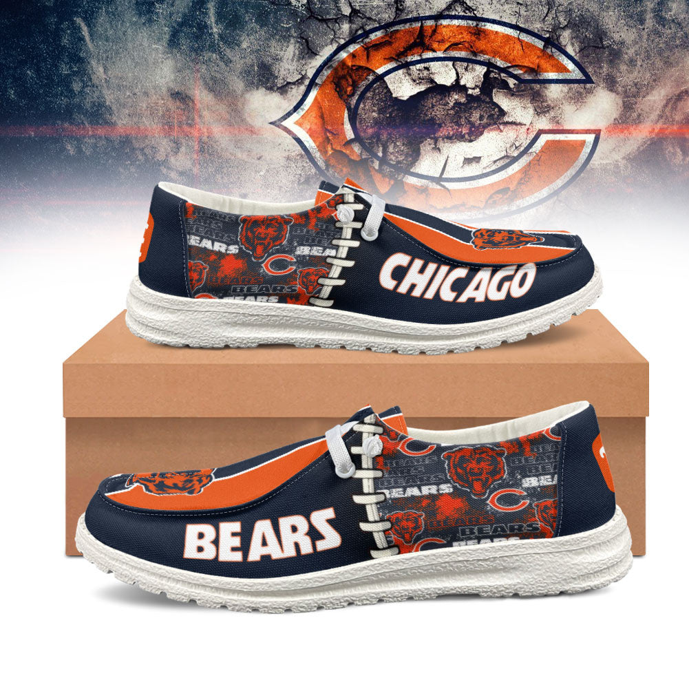 Chicago Bears Lace Up Loafers 2026