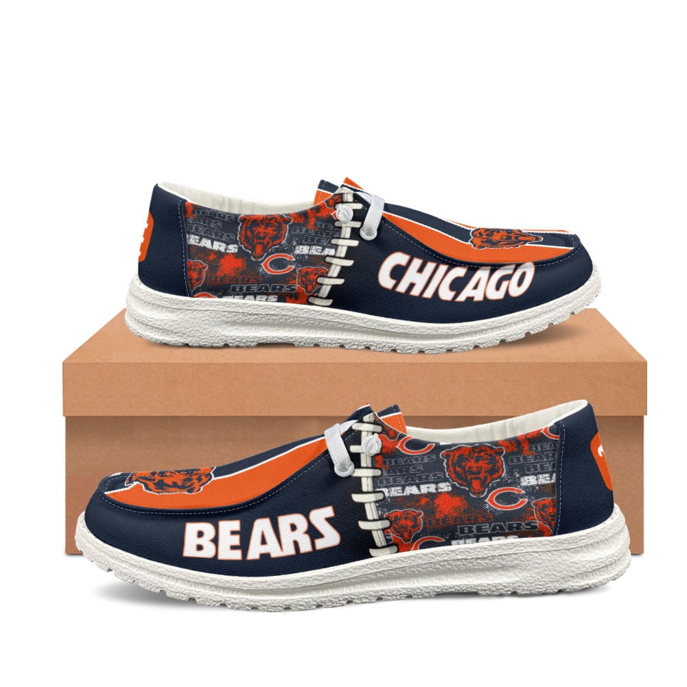 Chicago Bears Lace Up Loafers 2026