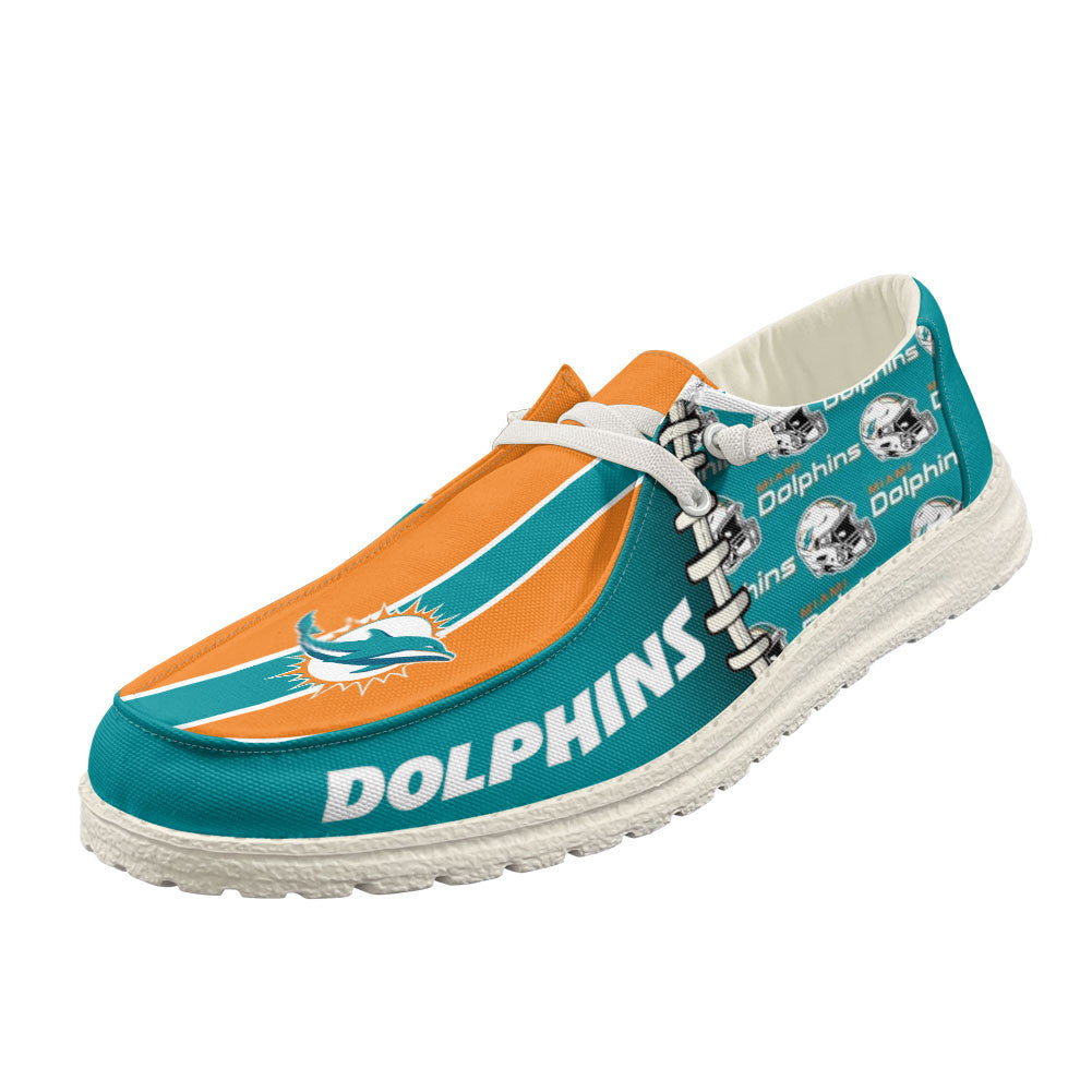 Miami Dolphins Lace Up Loafers 2026