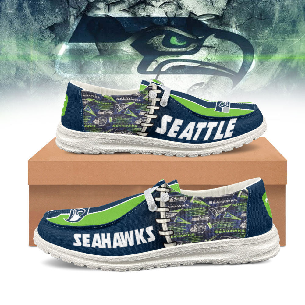 Seattle Seahawks Lace Up Loafers 2026