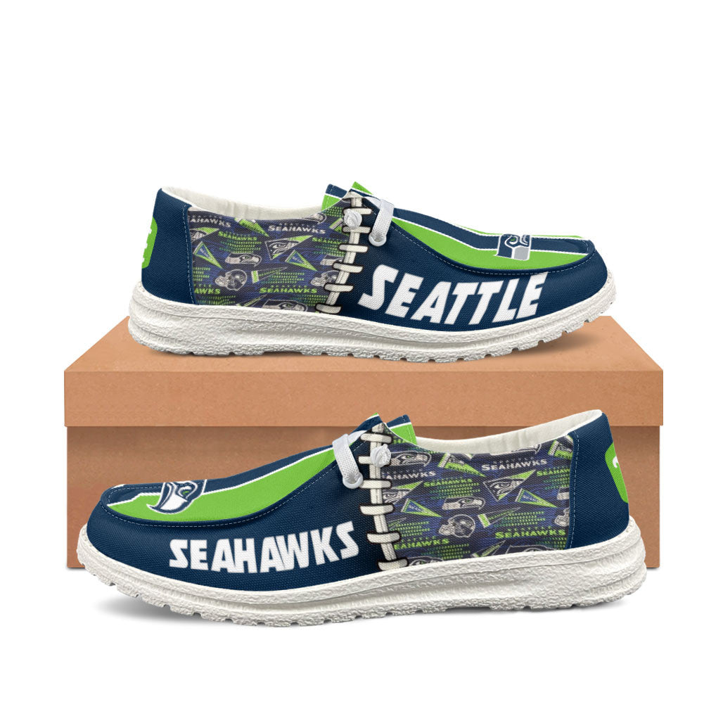 Seattle Seahawks Lace Up Loafers 2026