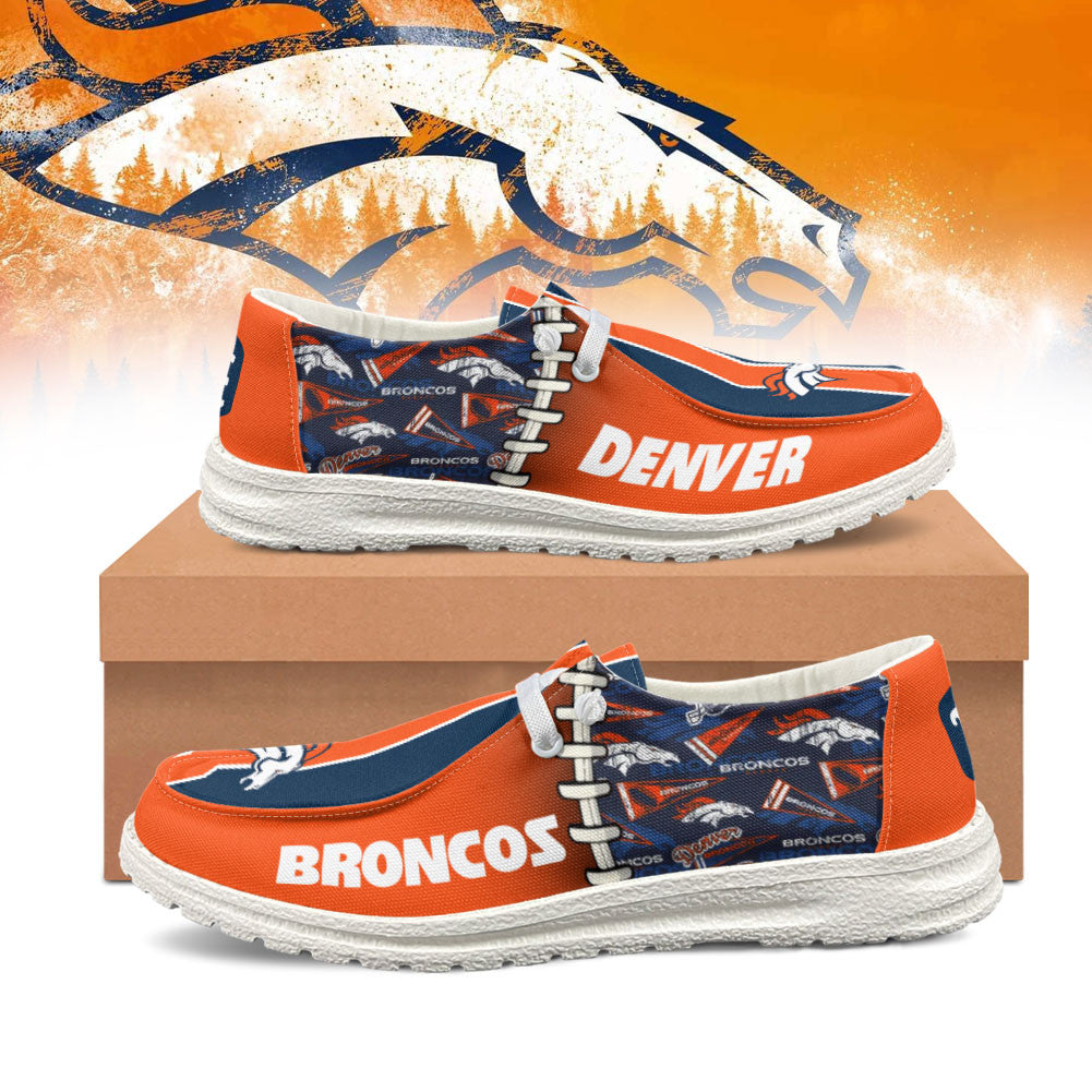 Denver Broncos Lace Up Loafers 2026