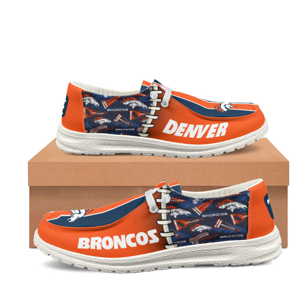 Denver Broncos Lace Up Loafers 2026