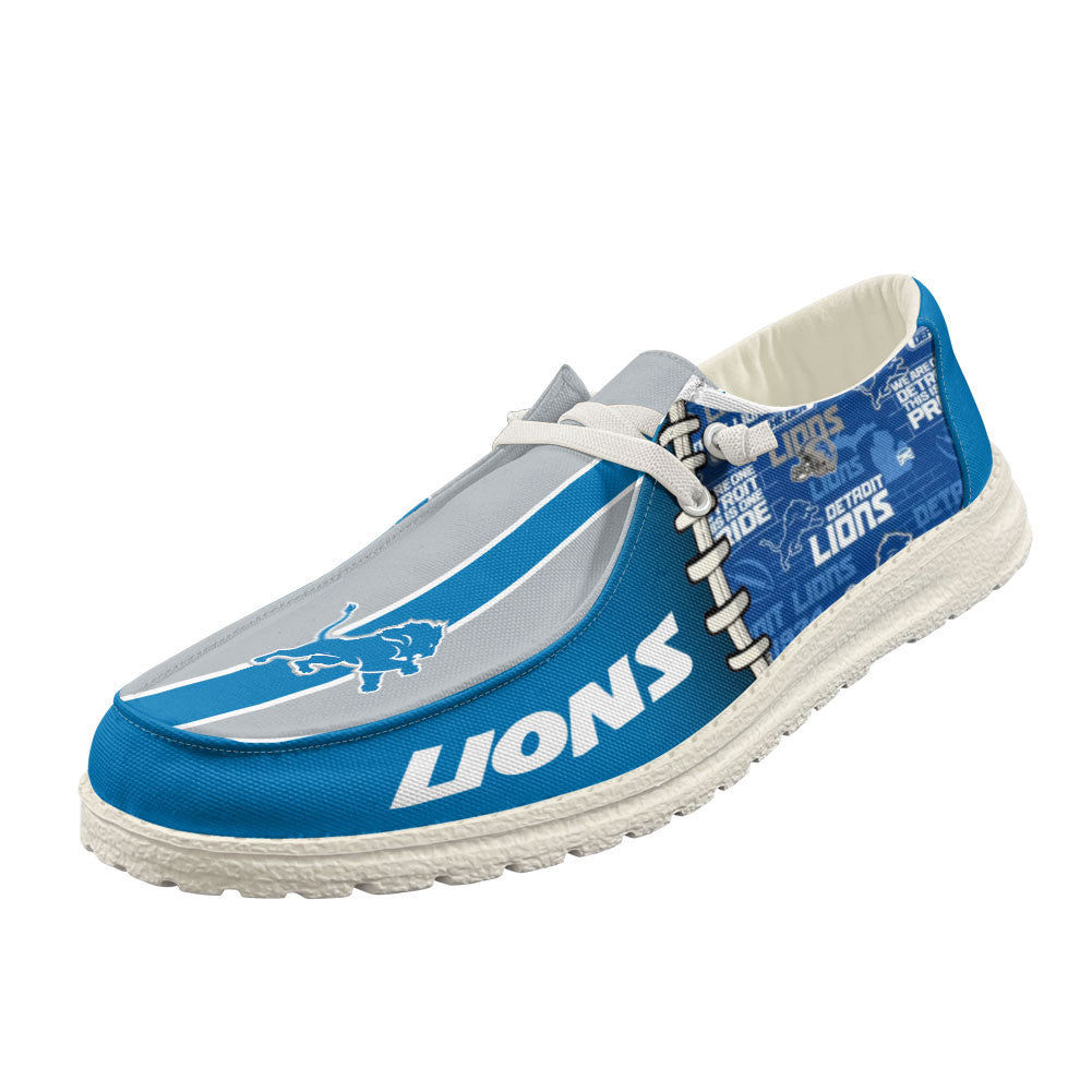 Detroit Lions Lace Up Loafers 2026